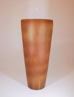 Large Brown Vase Gunnar Nylund, Rörstrand, Scandinavian Midcentury Vintage