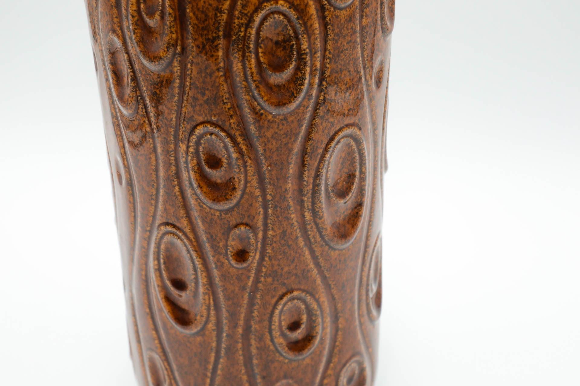 Grande vaso Scheurich Koralle in ceramica marrone della Germania occidentale in vendita 7
