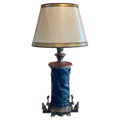 Used Large "Bruna" Table Lamp in Bronze in the Manner of Napoleon III by Ebanista