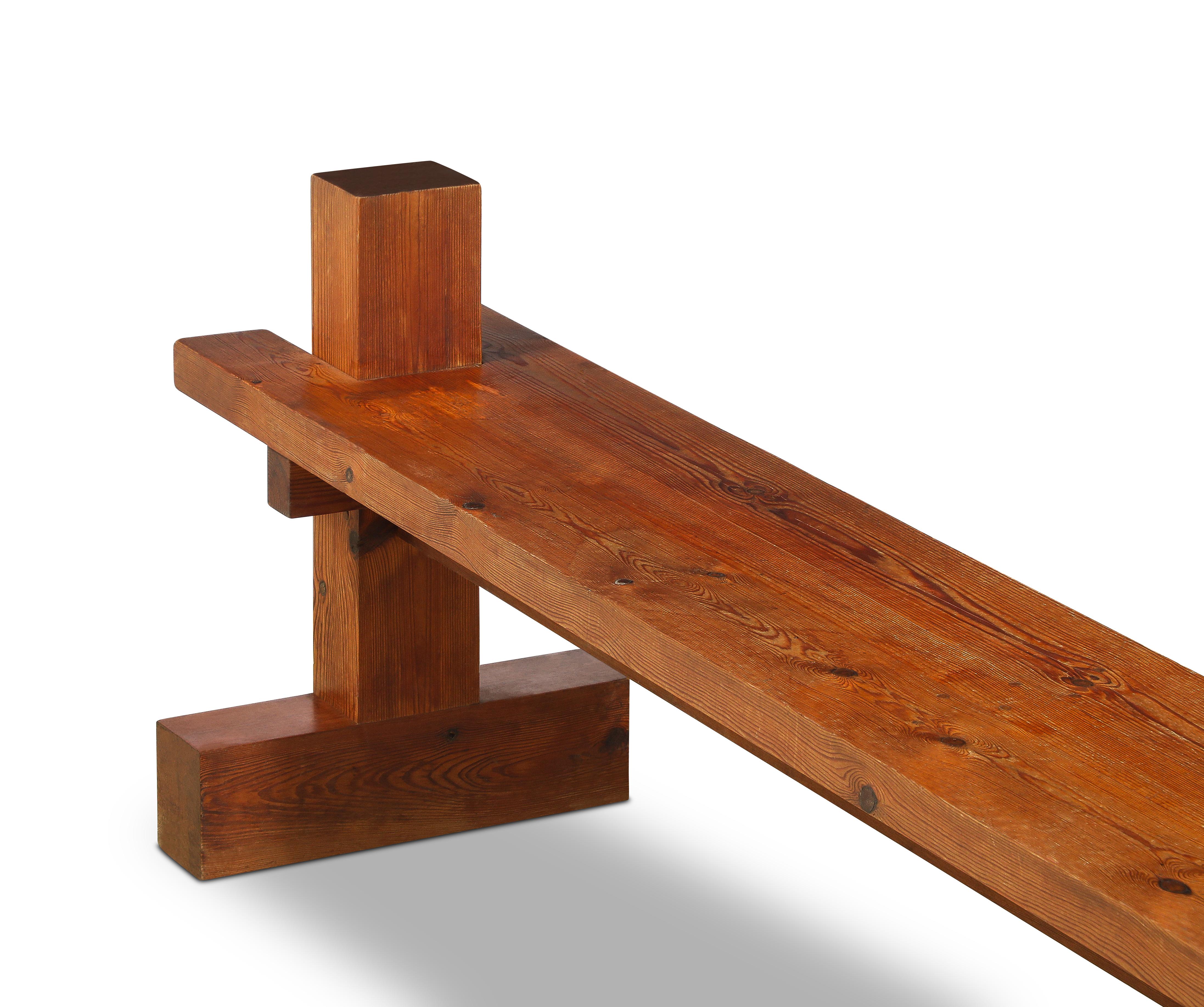 Große brutalistische Bänke, Frankreich 1960er Jahre im Angebot 9