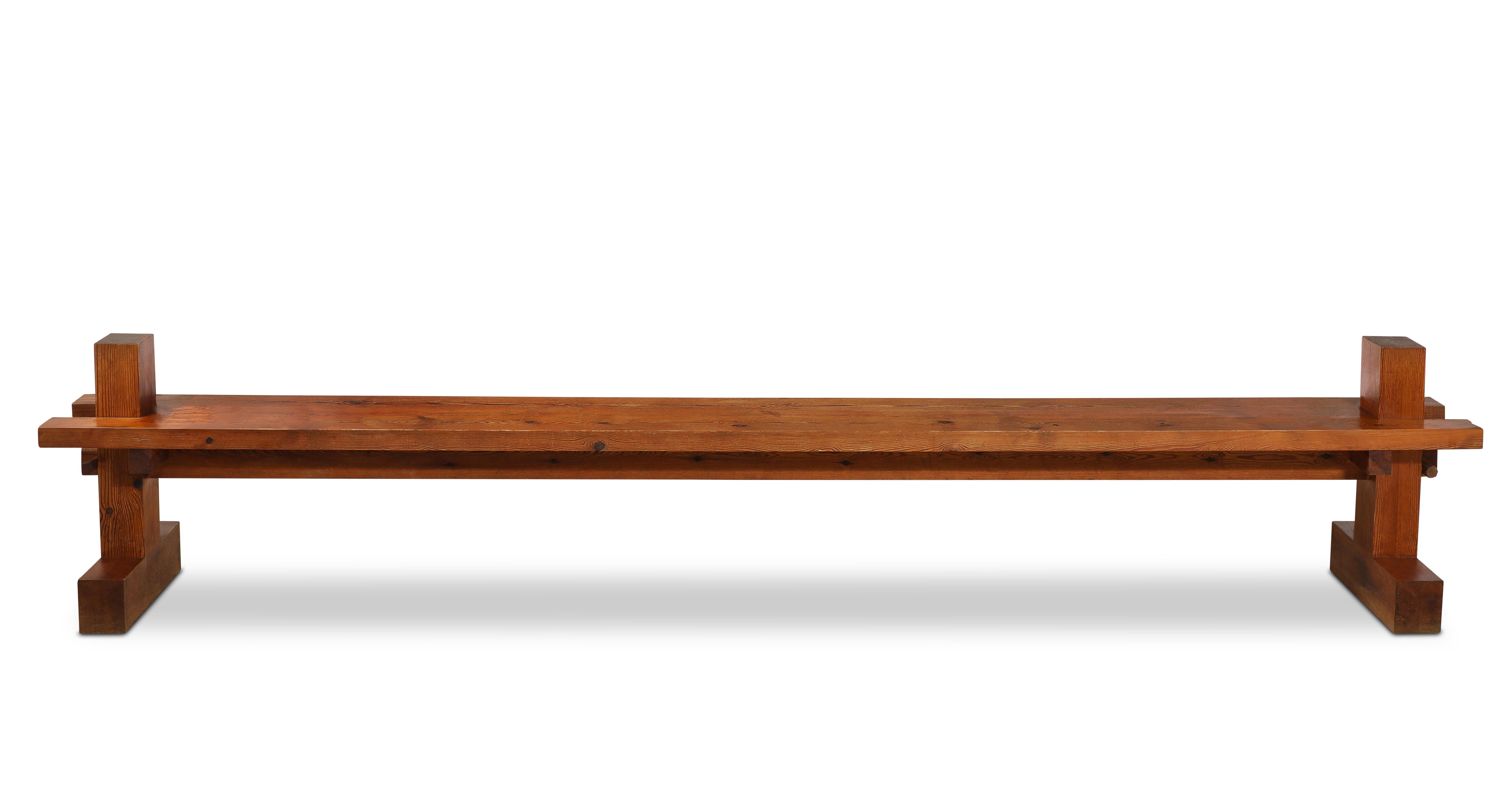 Große brutalistische B�änke, Frankreich 1960er Jahre im Angebot 11