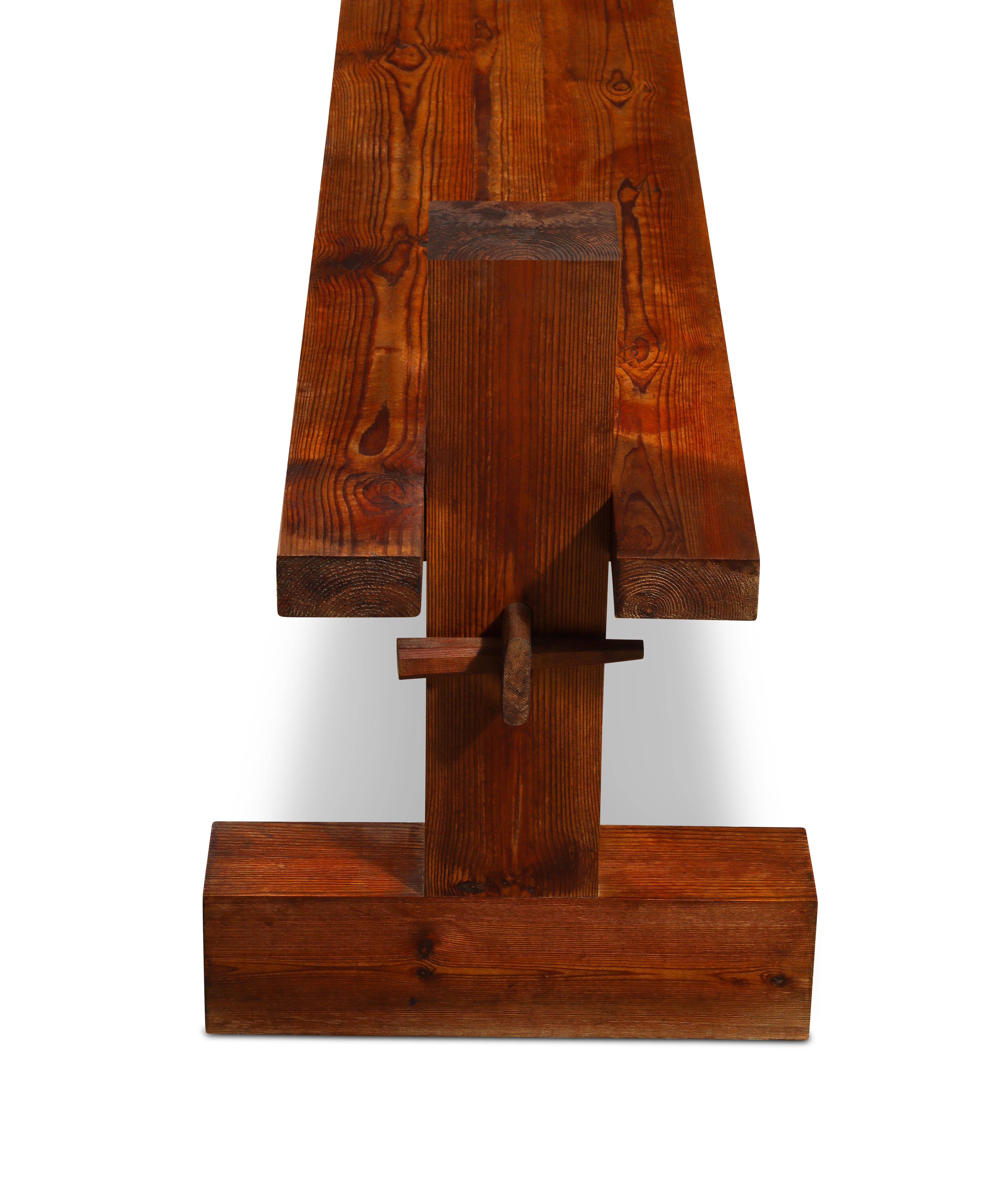 Große brutalistische Bänke, Frankreich 1960er Jahre (Moderne der Mitte des Jahrhunderts) im Angebot