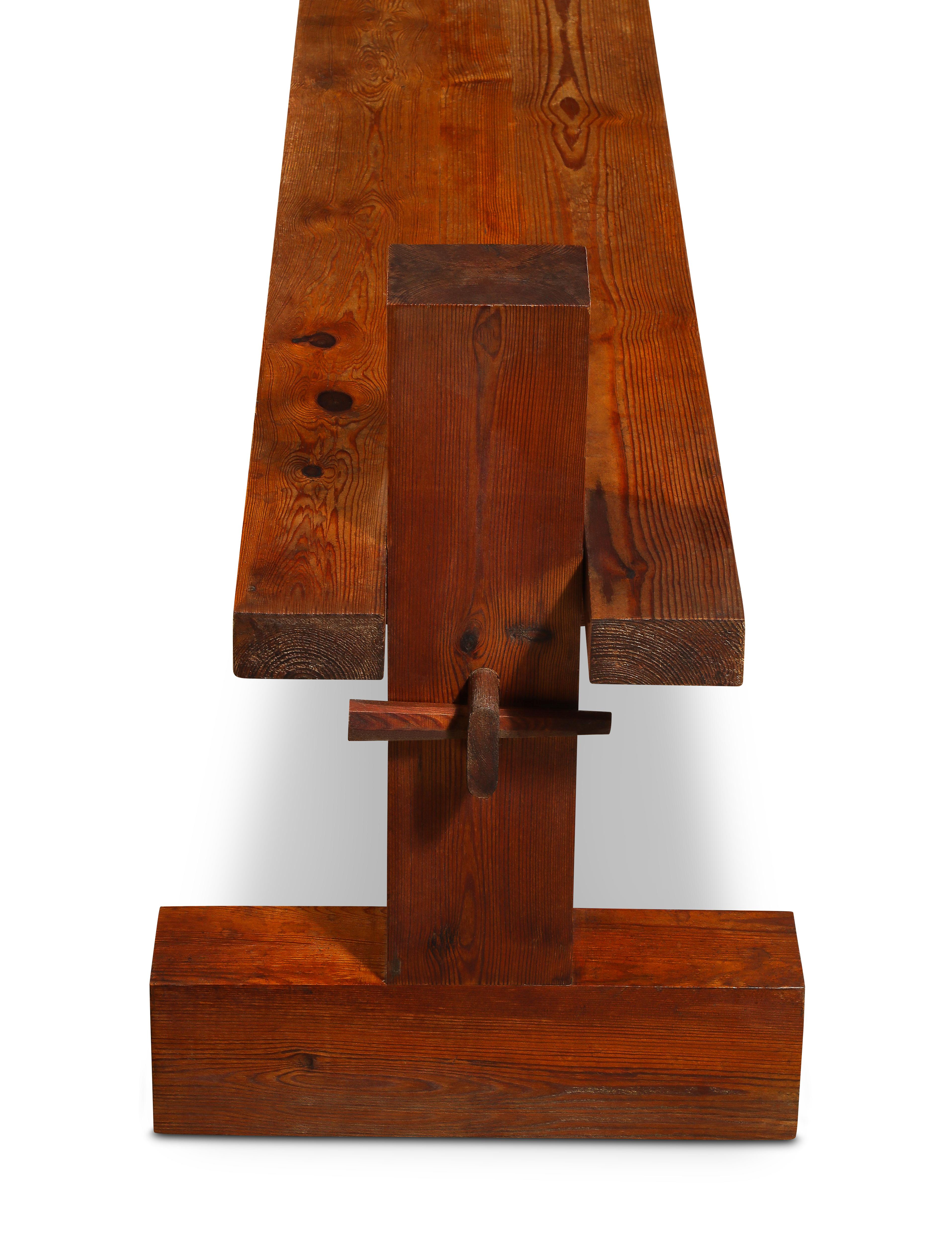 Große brutalistische Bänke, Frankreich 1960er Jahre (Französisch) im Angebot