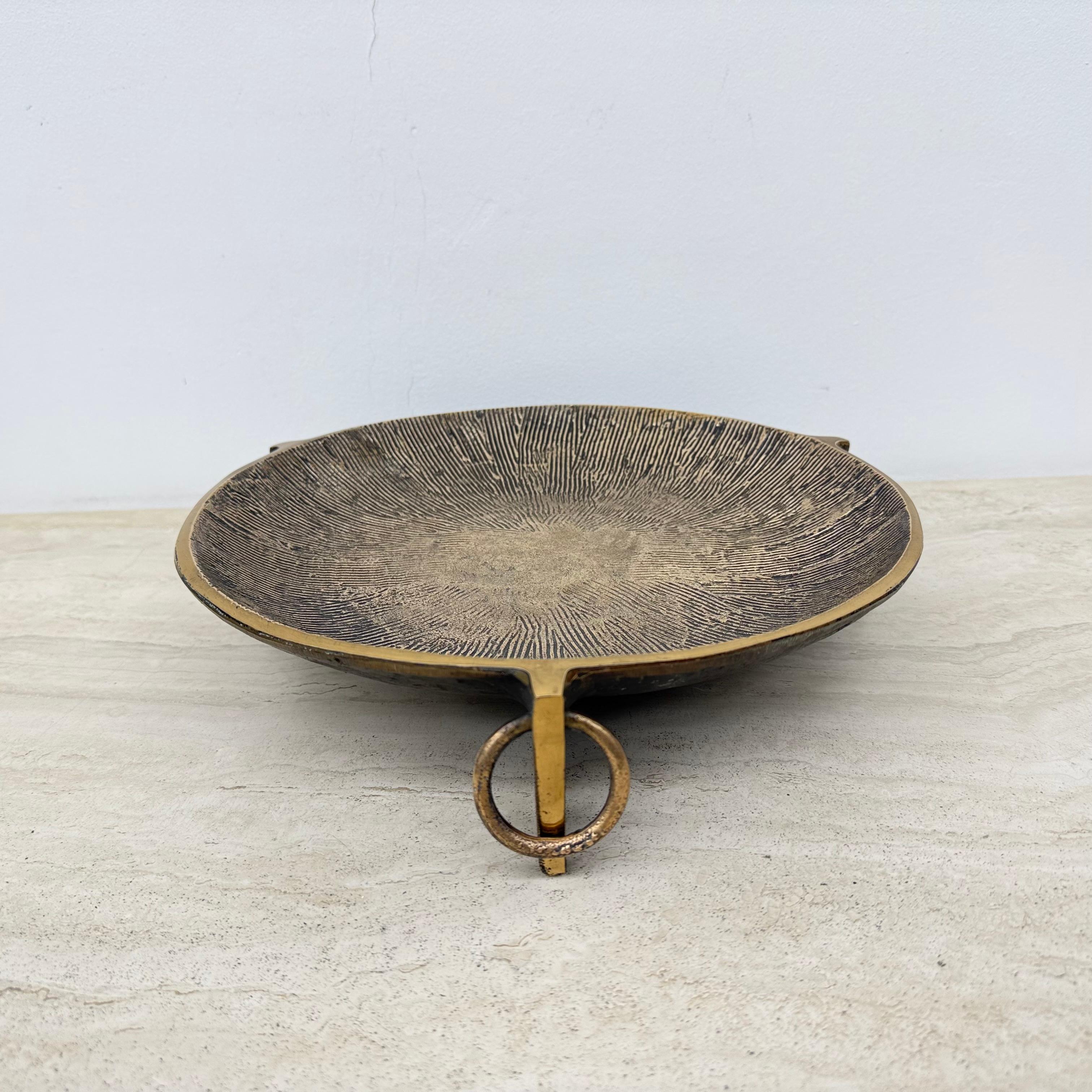 Große brutalistische Bronzeschale, 1970er-Jahre im Angebot 12