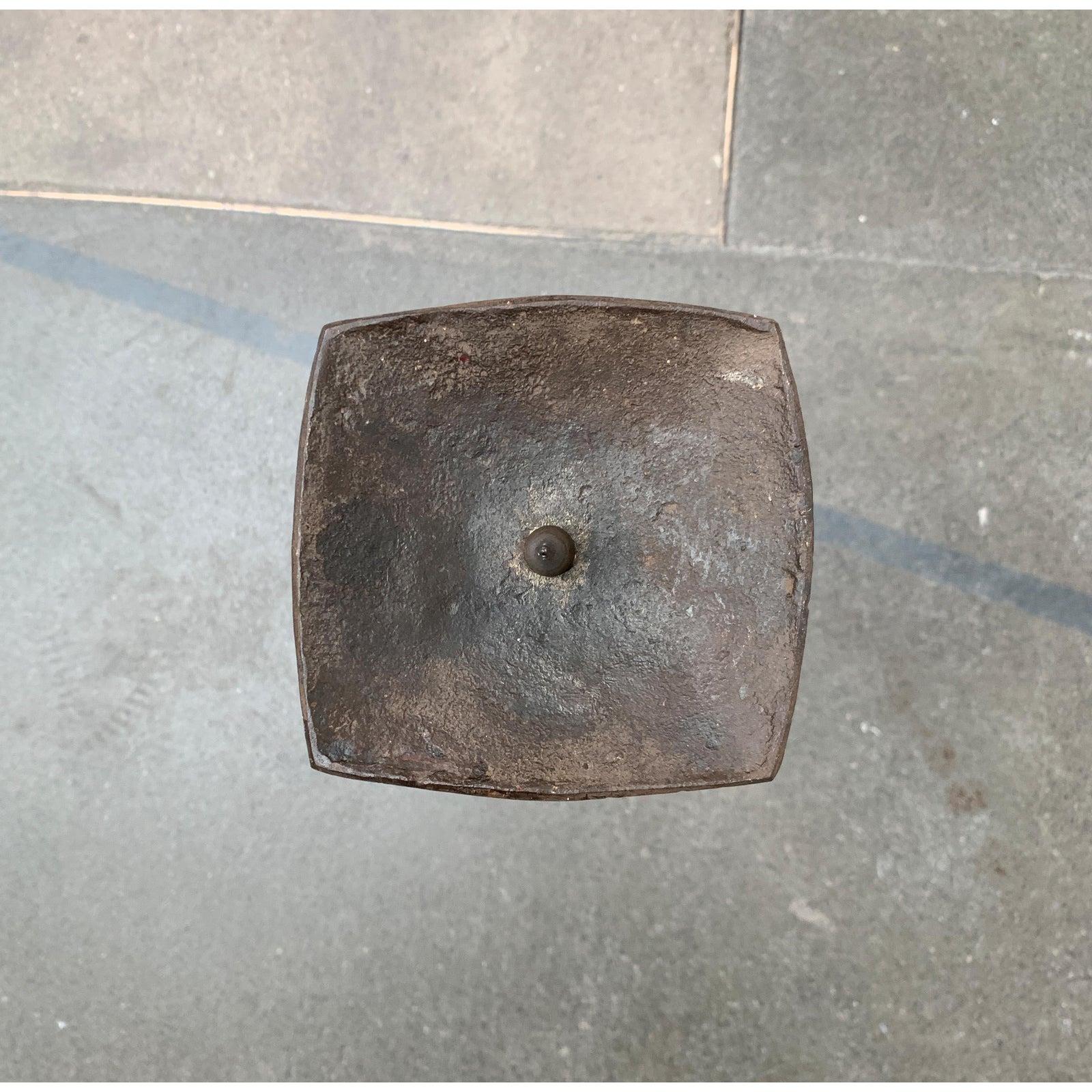 Large Brutalist Candle Holder, 1960s For Sale 5