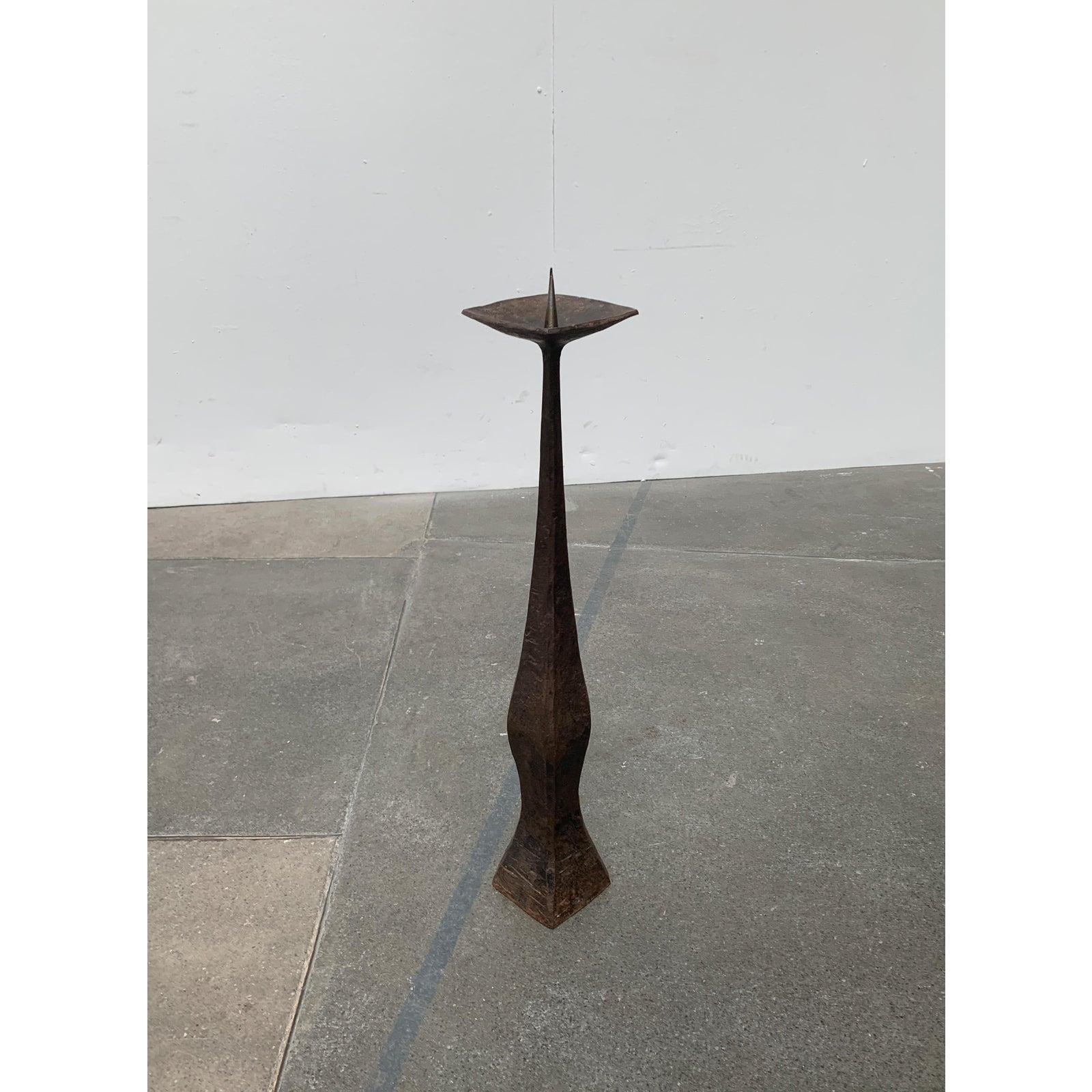 Large Brutalist Candle Holder, 1960s For Sale 7