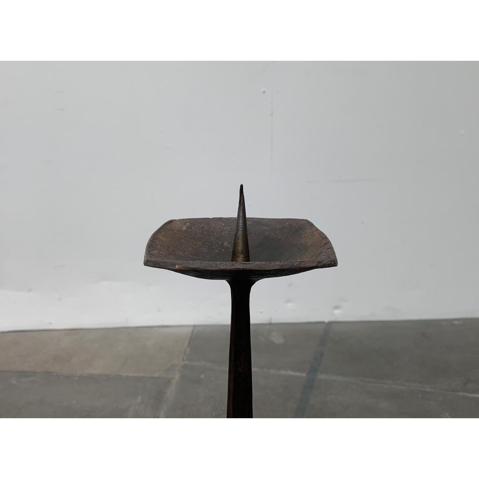 Large Brutalist Candle Holder, 1960s In Excellent Condition For Sale In Hamburg, DE