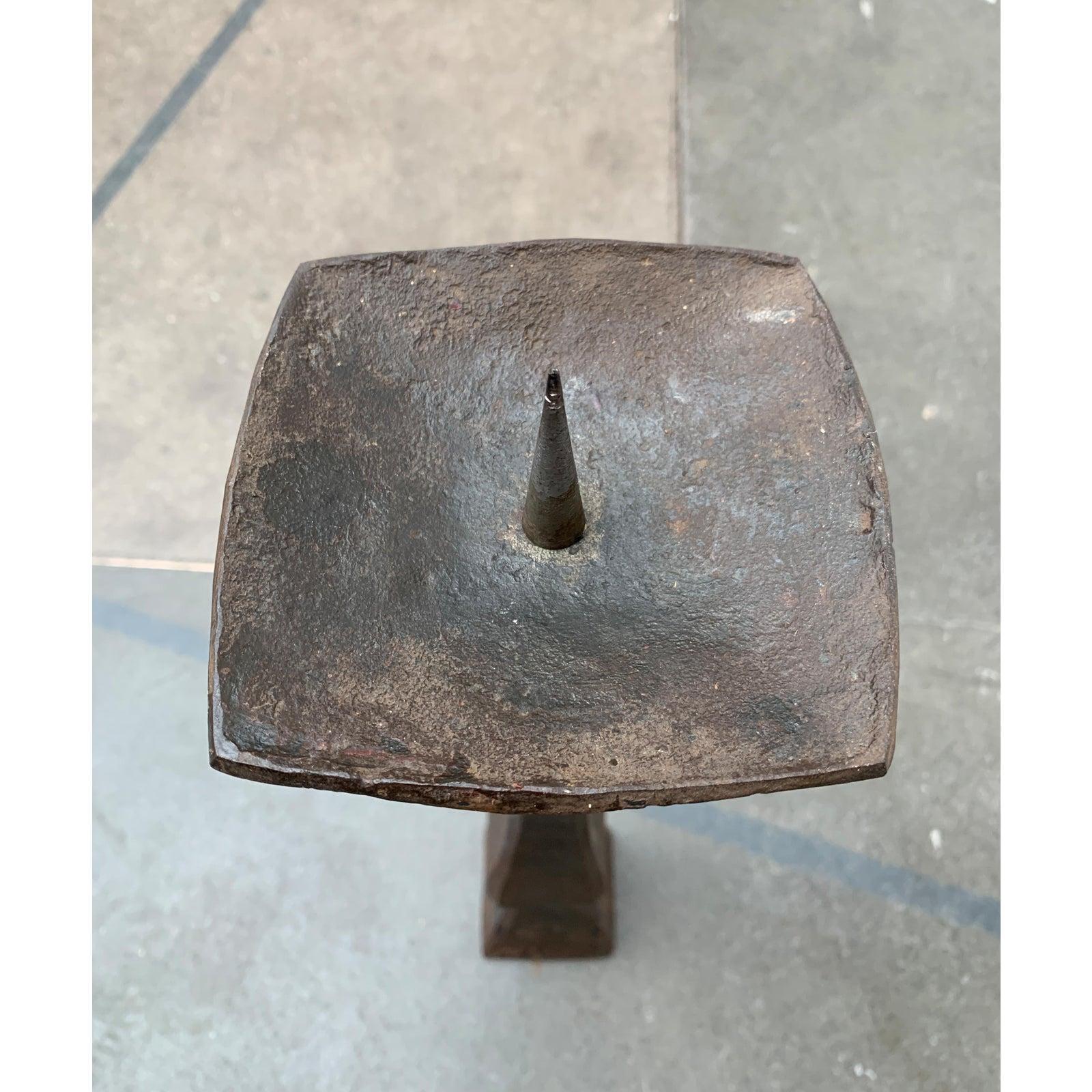 Large Brutalist Candle Holder, 1960s For Sale 2