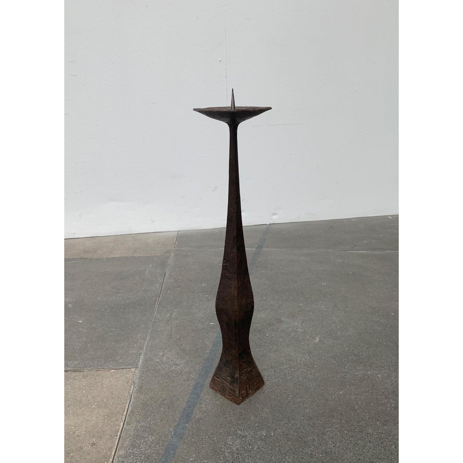 Large Brutalist Candle Holder, 1960s For Sale 4