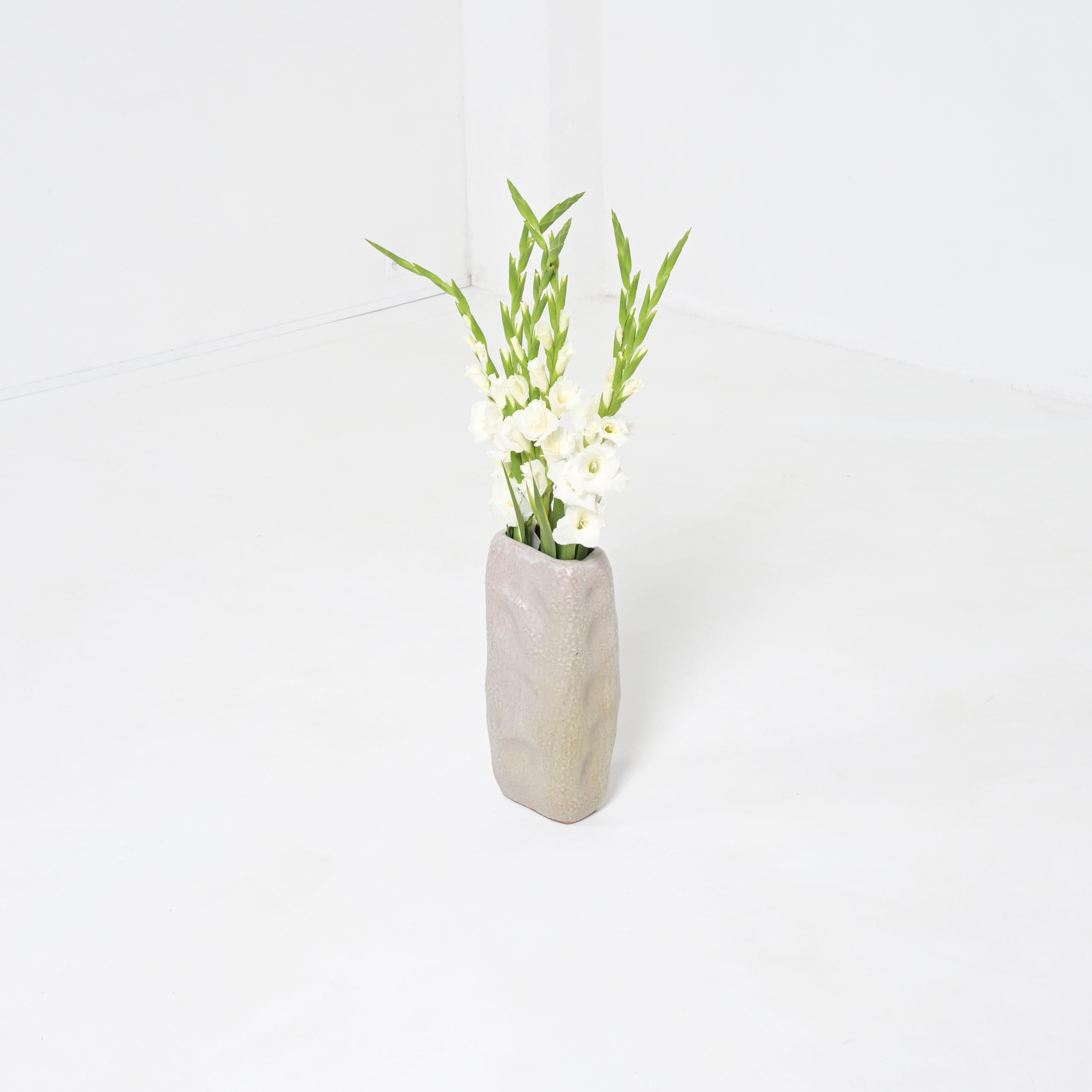 European Large Brutalist Ceramic Vase, 1970s For Sale