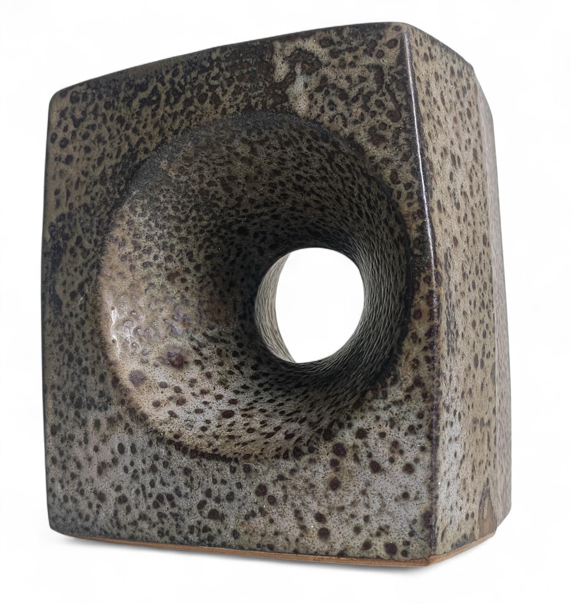 Large Brutalist Ceramic Vase by Marius van Woerden for Vest Keramiek, 1960s 5