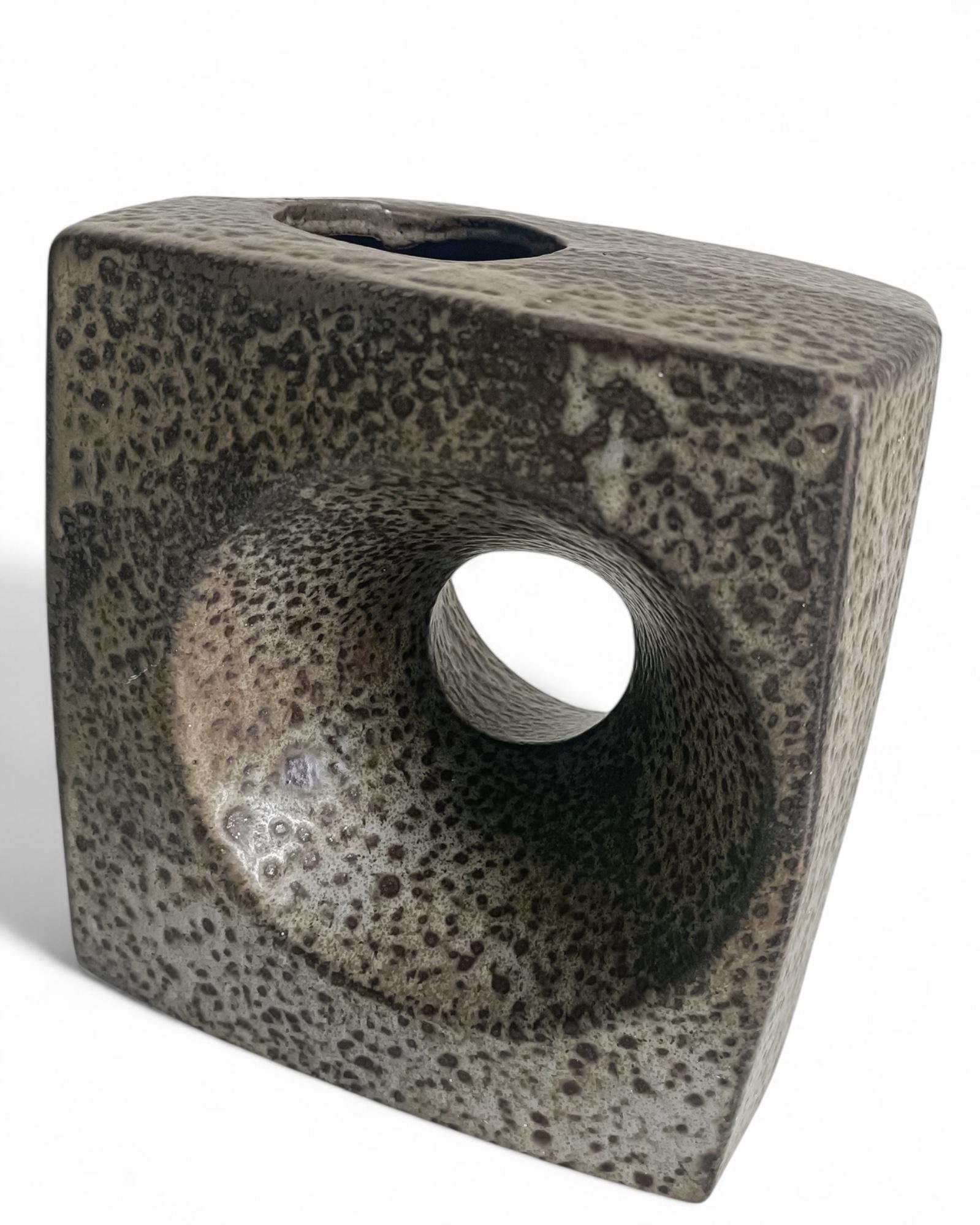 Large Brutalist Ceramic Vase by Marius van Woerden for Vest Keramiek, 1960s 7