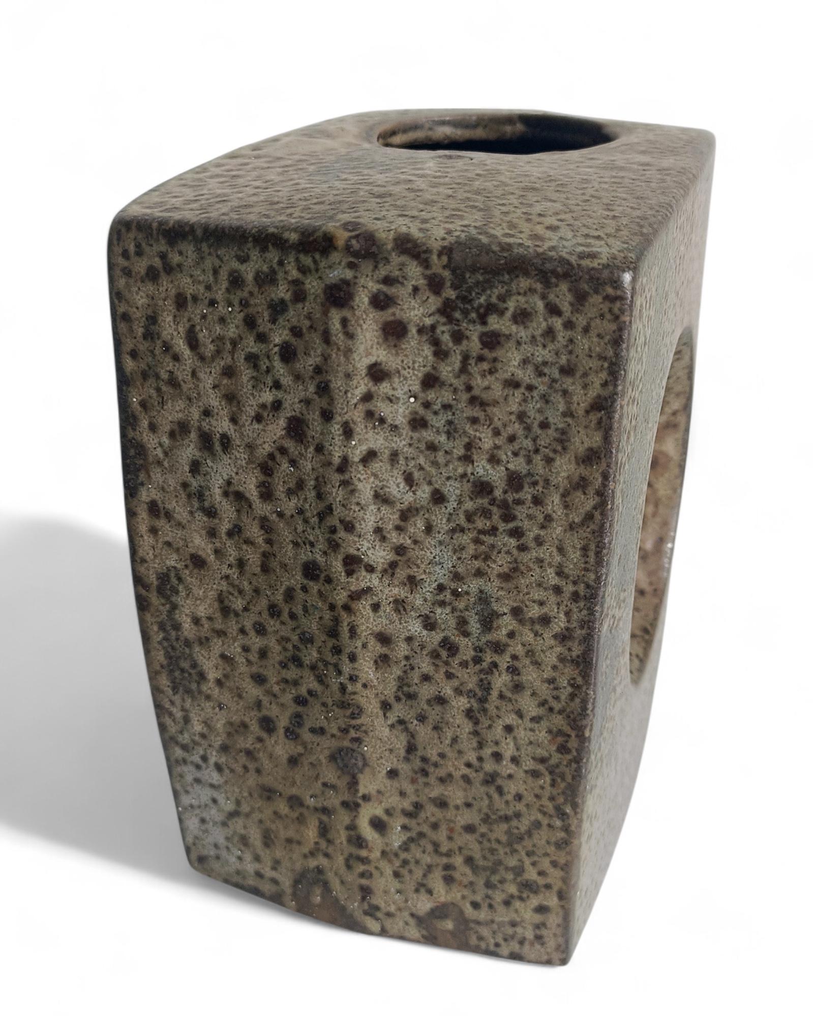 Large Brutalist Ceramic Vase by Marius van Woerden for Vest Keramiek, 1960s 8