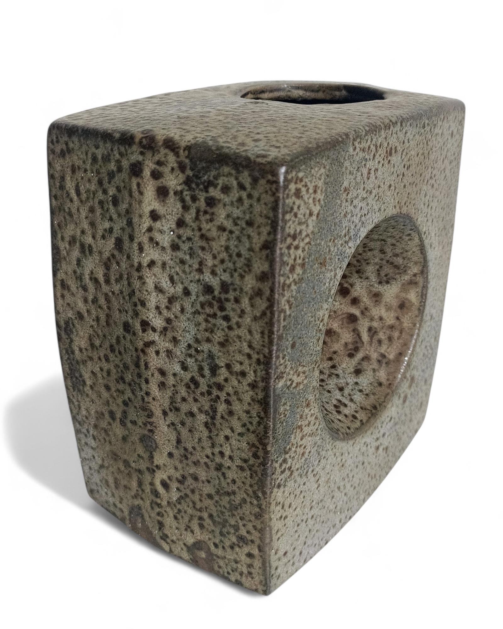 Large Brutalist Ceramic Vase by Marius van Woerden for Vest Keramiek, 1960s 9