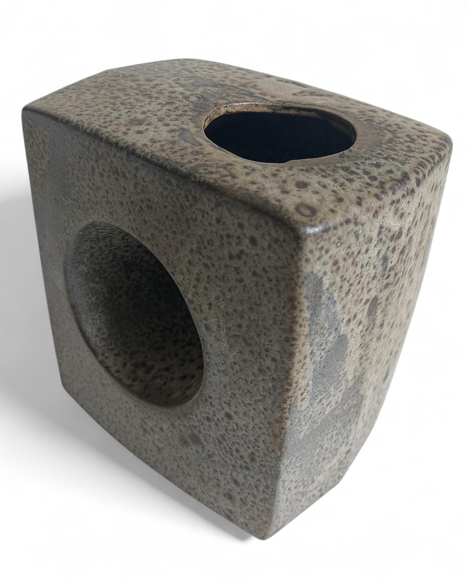 Large Brutalist Ceramic Vase by Marius van Woerden for Vest Keramiek, 1960s 11