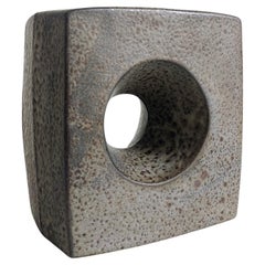 Large Brutalist Ceramic Vase by Marius van Woerden for Vest Keramiek, 1960s
