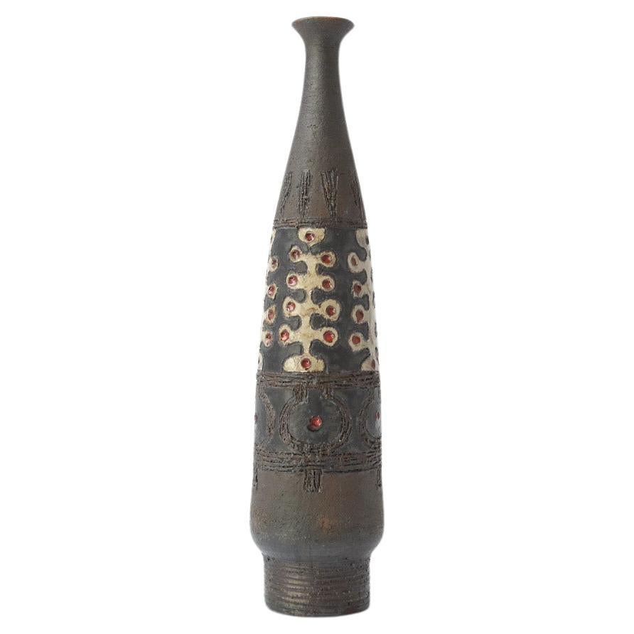 Large Brutalist Ceramic Vase by Perignem