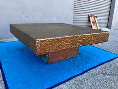 Large Studio Design Brutalist Coffee Table