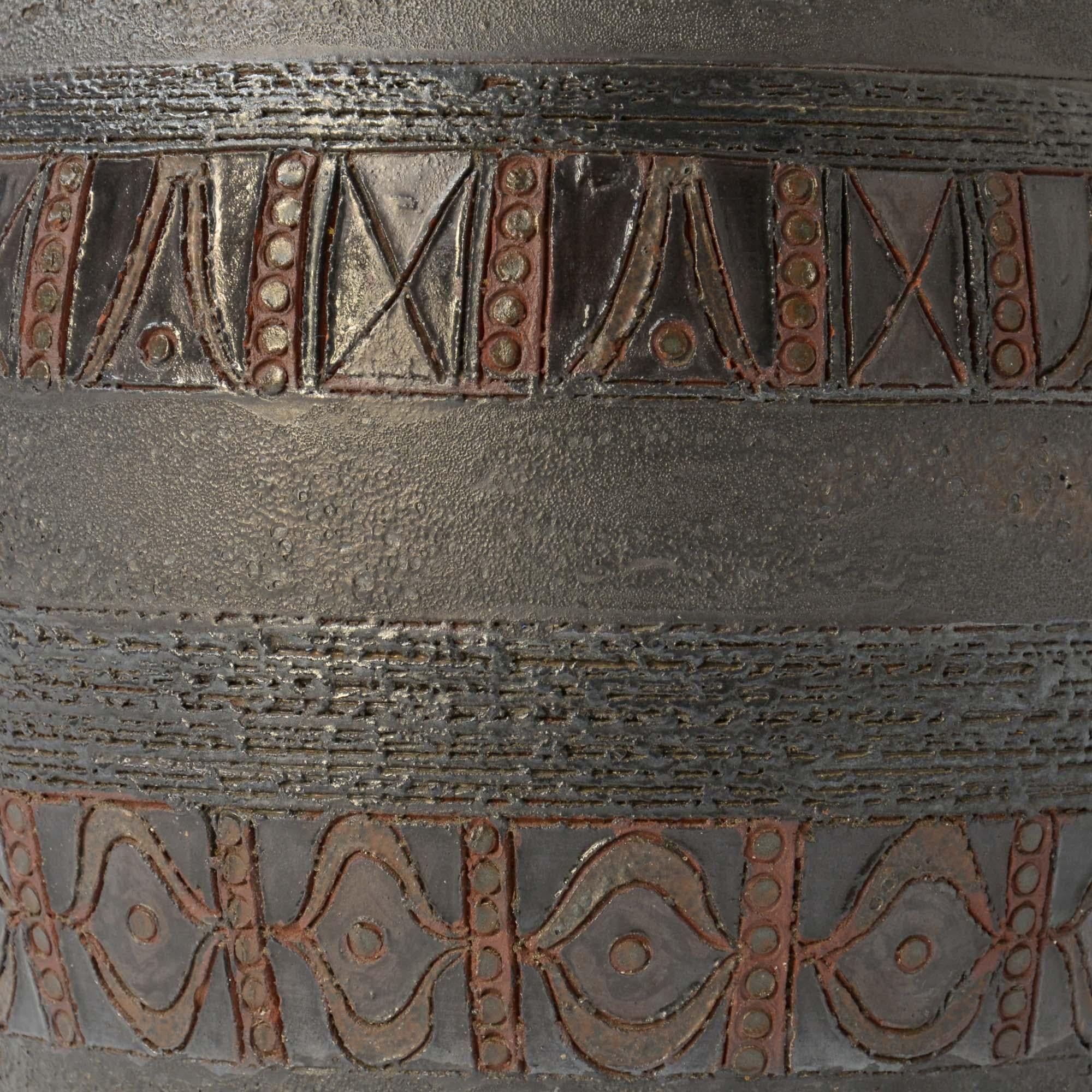 Mid-20th Century Large Brutalist Double-Spout Amphora Vase