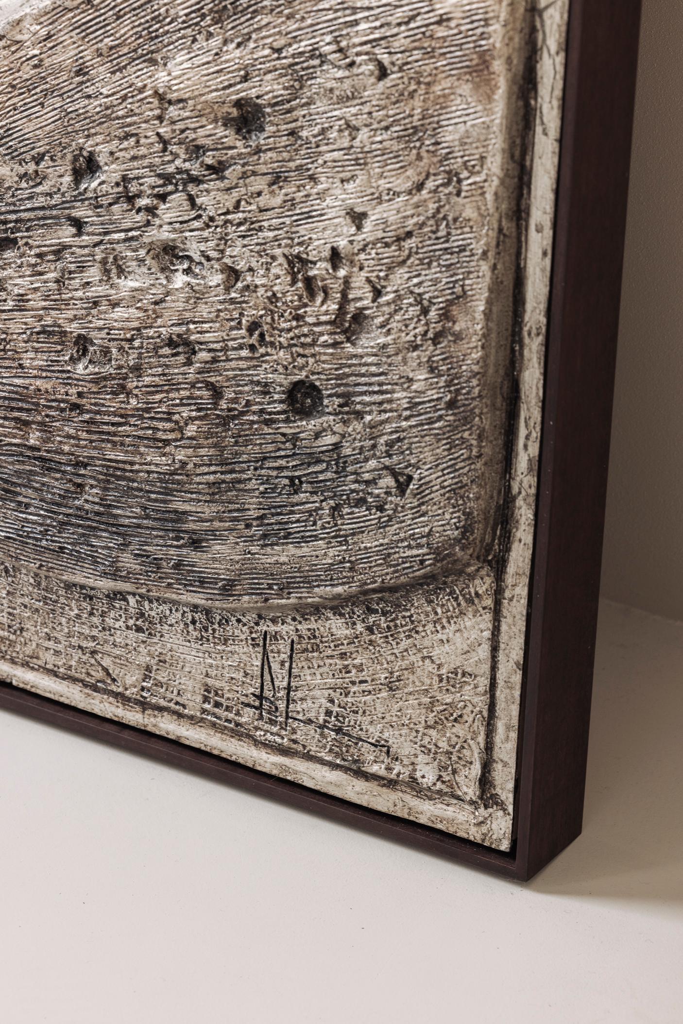 Großes brutalistisches Kunstwerk aus Fiberglas, 1960er Jahre im Angebot 12