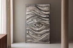 Großes brutalistisches Kunstwerk aus Fiberglas, 1960er Jahre