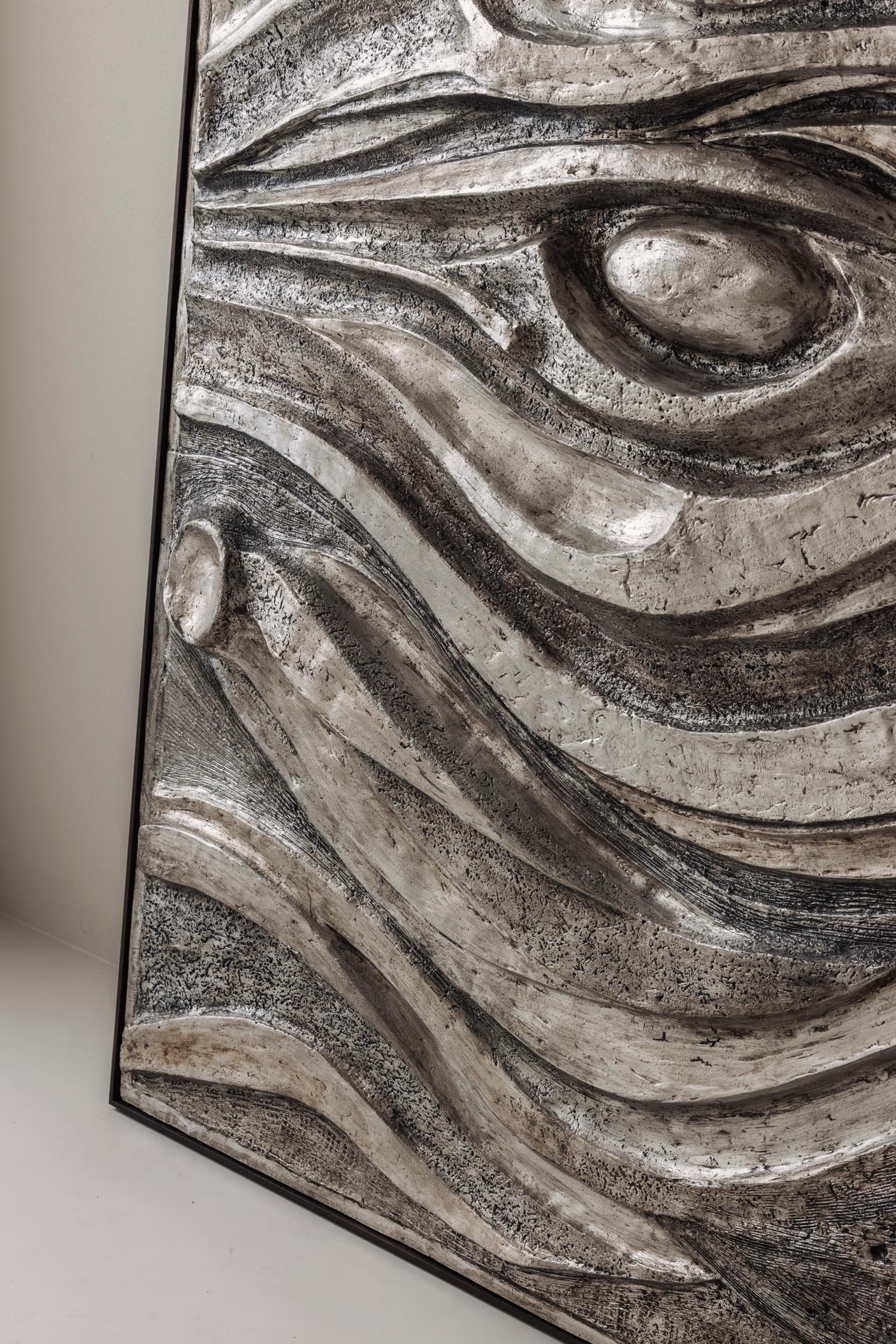 Großes brutalistisches Kunstwerk aus Fiberglas, 1960er Jahre (Mitte des 20. Jahrhunderts) im Angebot