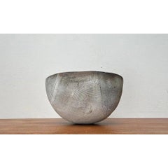 Large Brutalist German Studio Pottery Bowl by Gerhard Liebenthron, 1980s