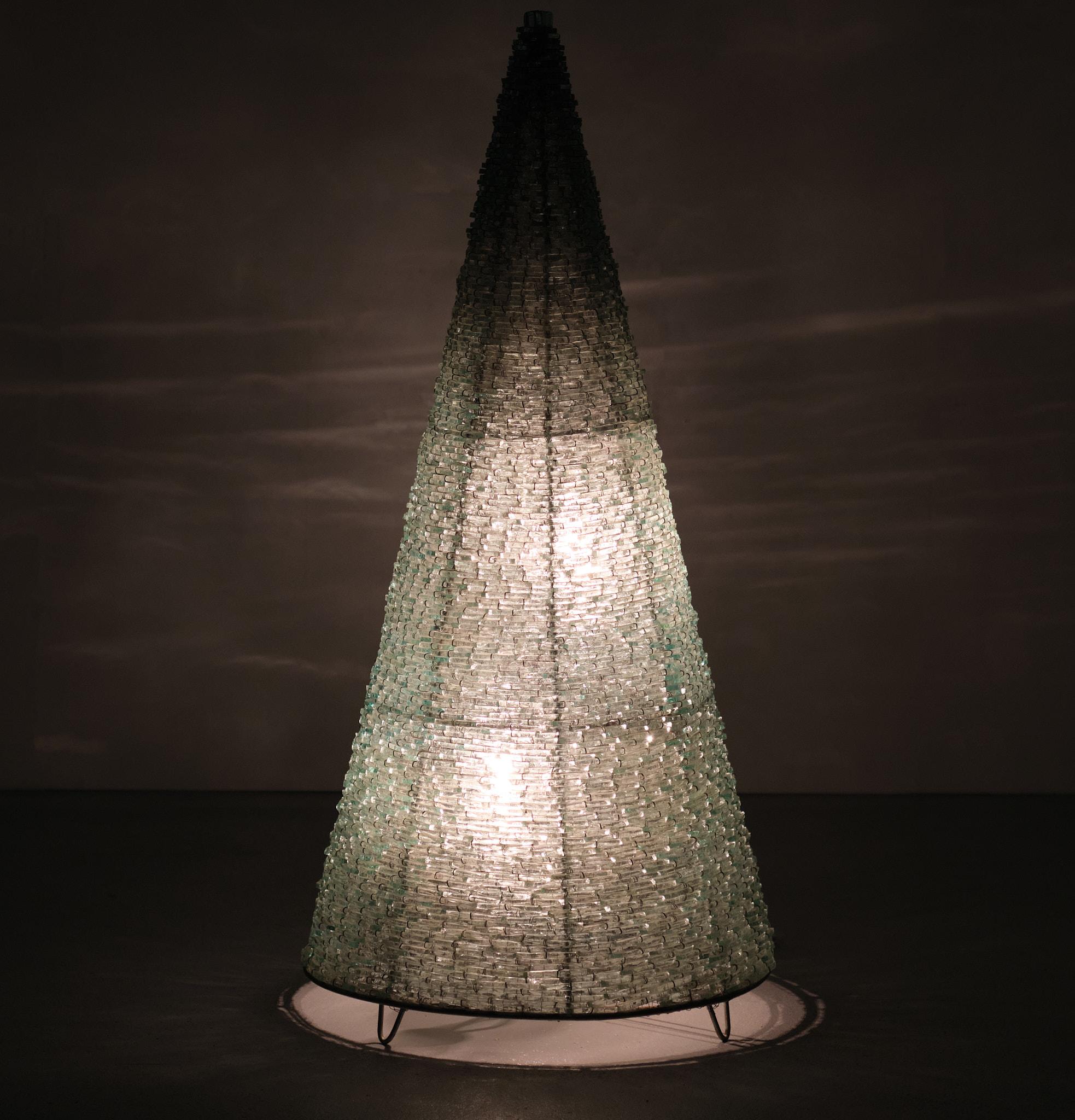 cone shaped floor lamp