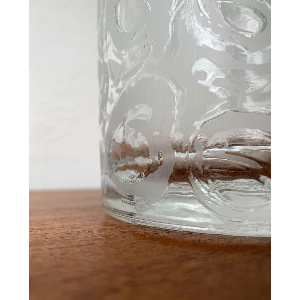 Large Brutalist Glass Vase, 1970s For Sale 7
