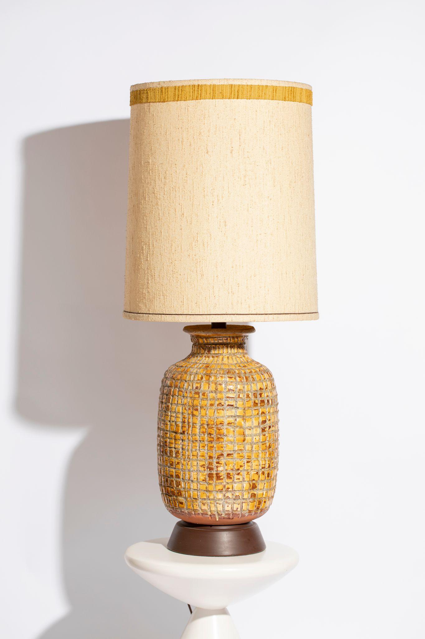 large textured lamp