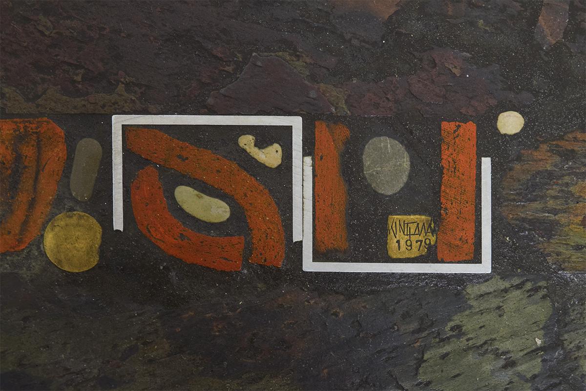 Brutalismo Grande tavolino brutalista fatto a mano da Paul Kingma, anni '70 in vendita