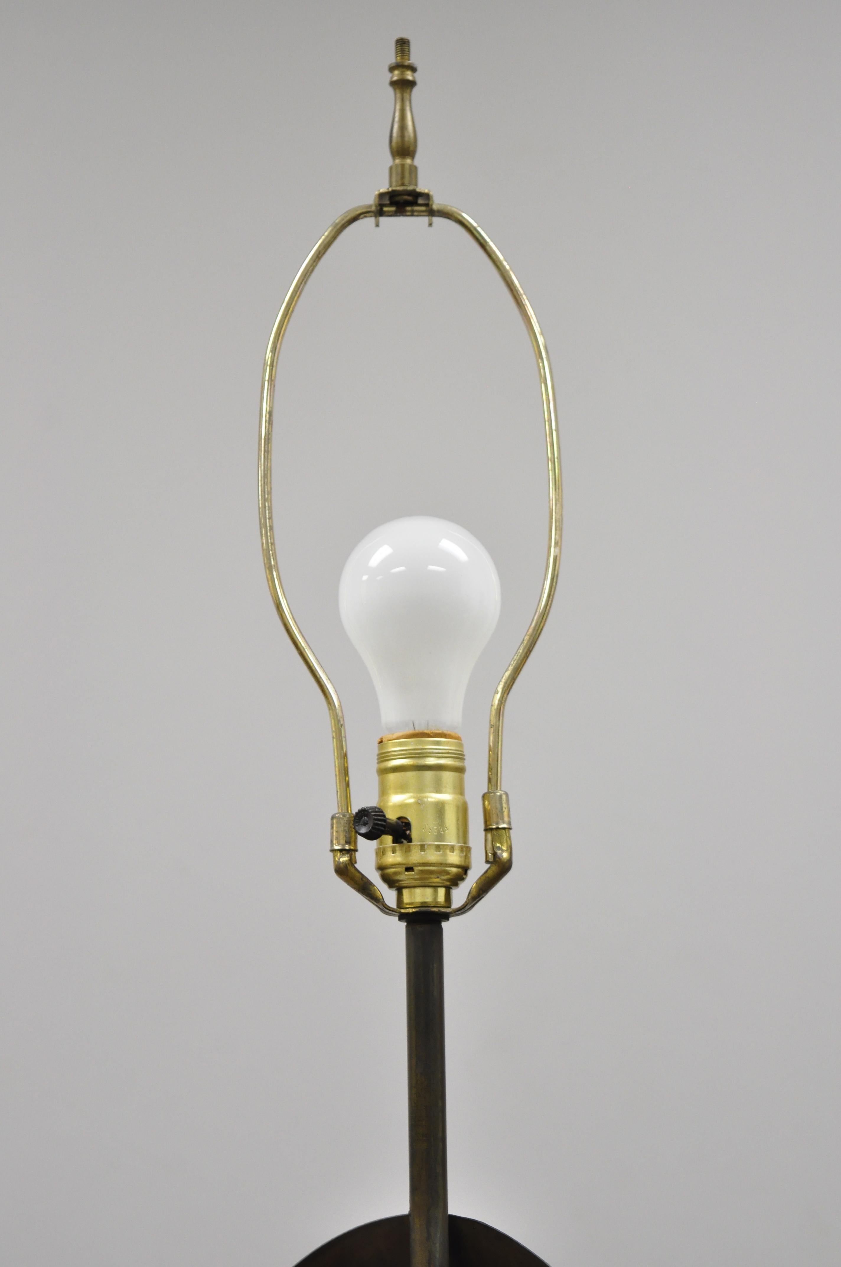 Large Brutalist Harry Balmer Mid-Century Modern Ribbon Lamp for Laurel 3