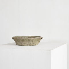 Large Brutalist Lava Glazed Bowl 1960s