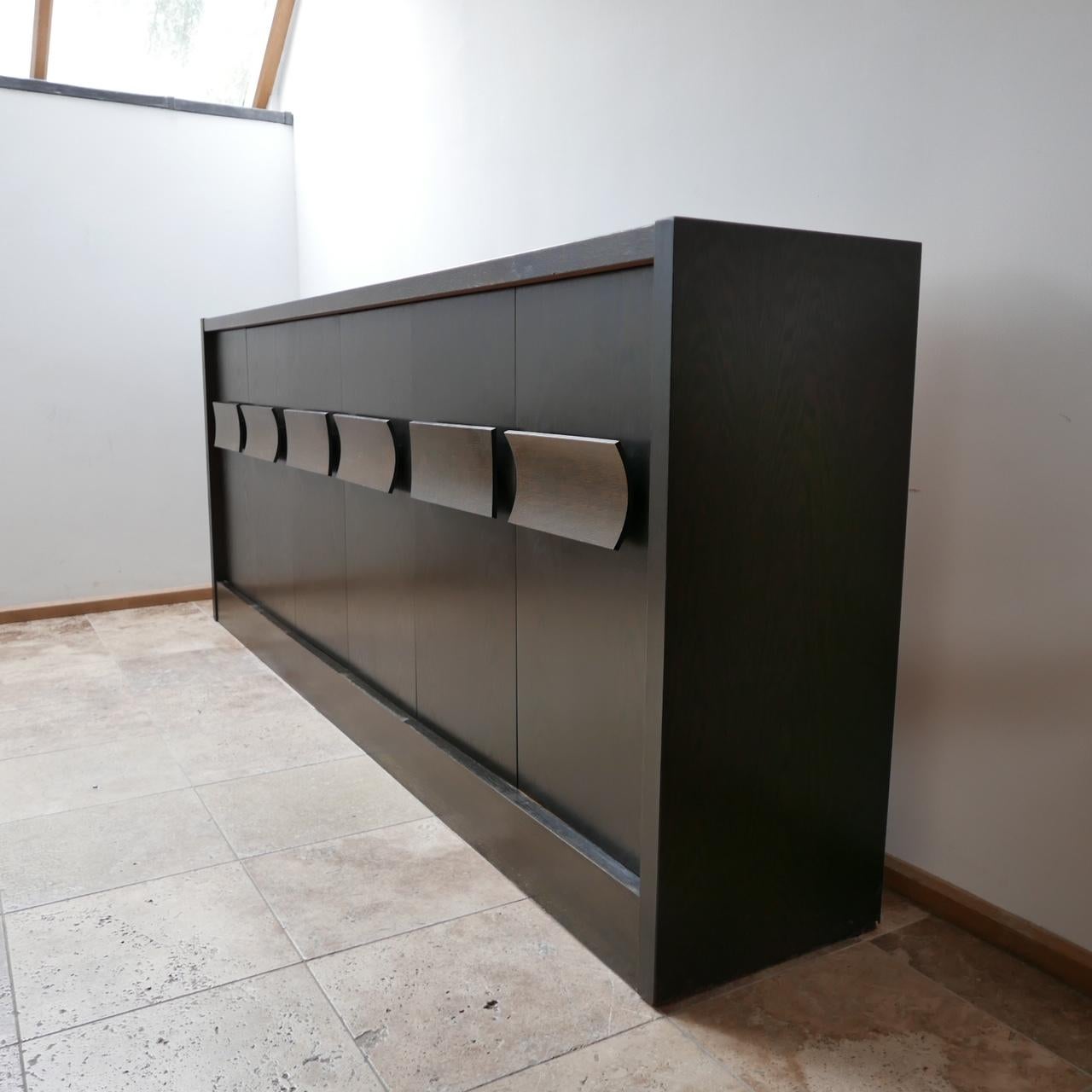 19th Century Large Brutalist Mid-Century Belgium Credenza For Sale