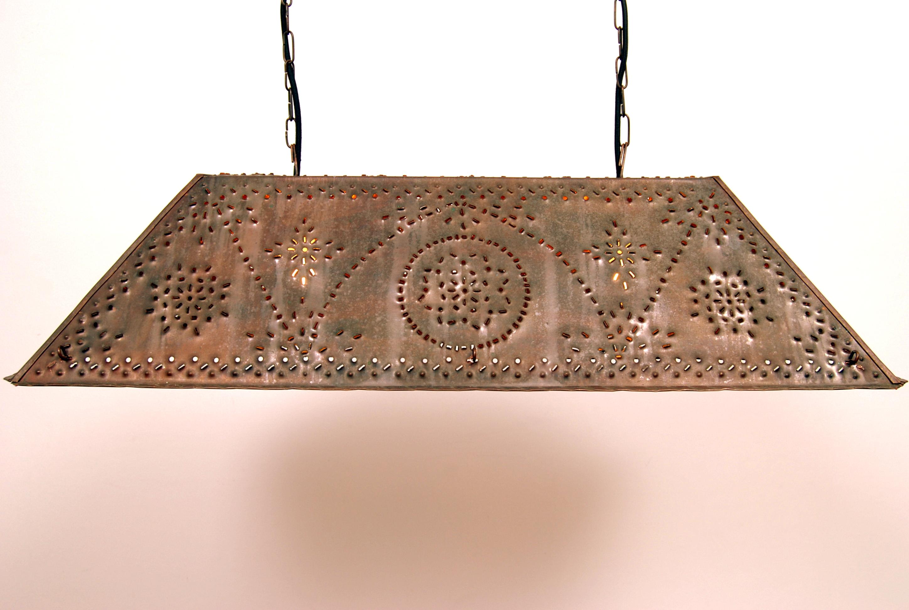 Large ceiling pendant in patinated copper. Swedish Brutalist art designed and manufactured by Olle Malm. Adjustable ceiling height. Signed. Rewired with black textile cord.
  