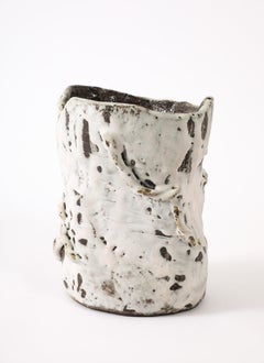 Large Brutalist Studio Vase, USA 1970's