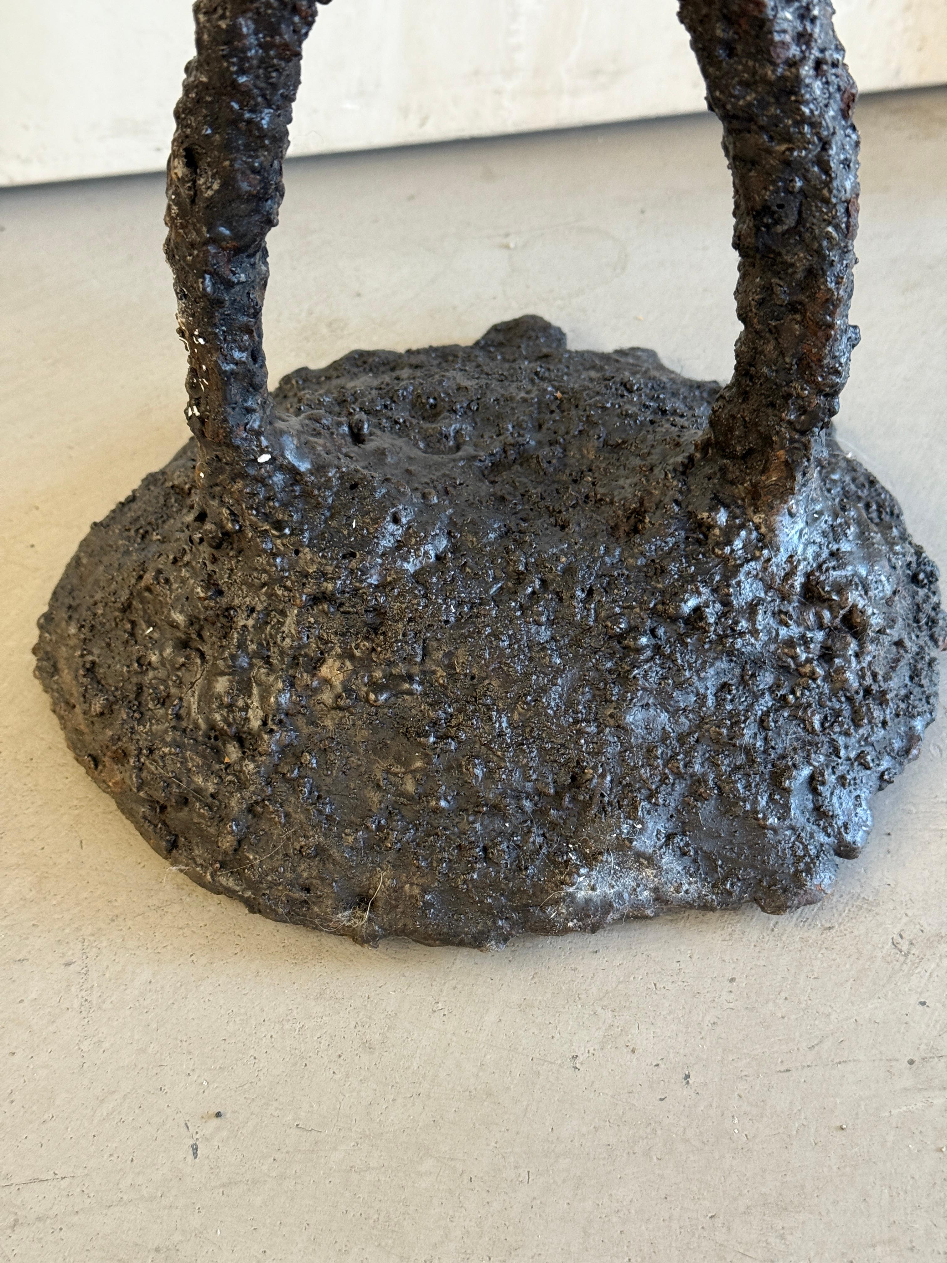Große brutalistische Skulptur aus Stahl und Bronze von James Bearden im Angebot 6
