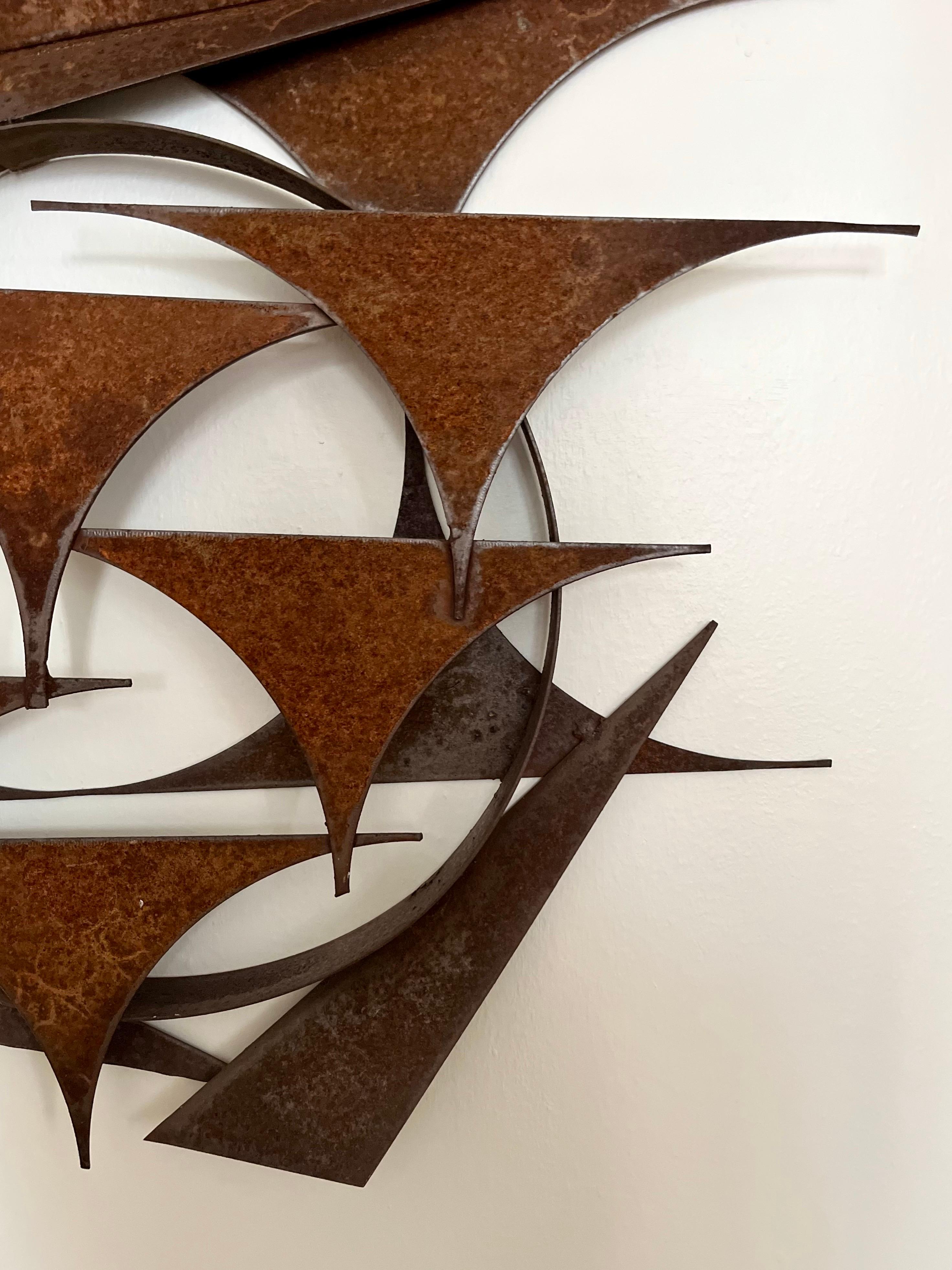 Large Brutalist Wall Sculpture by Henrik Horst, Denmark, 1970s For Sale 4