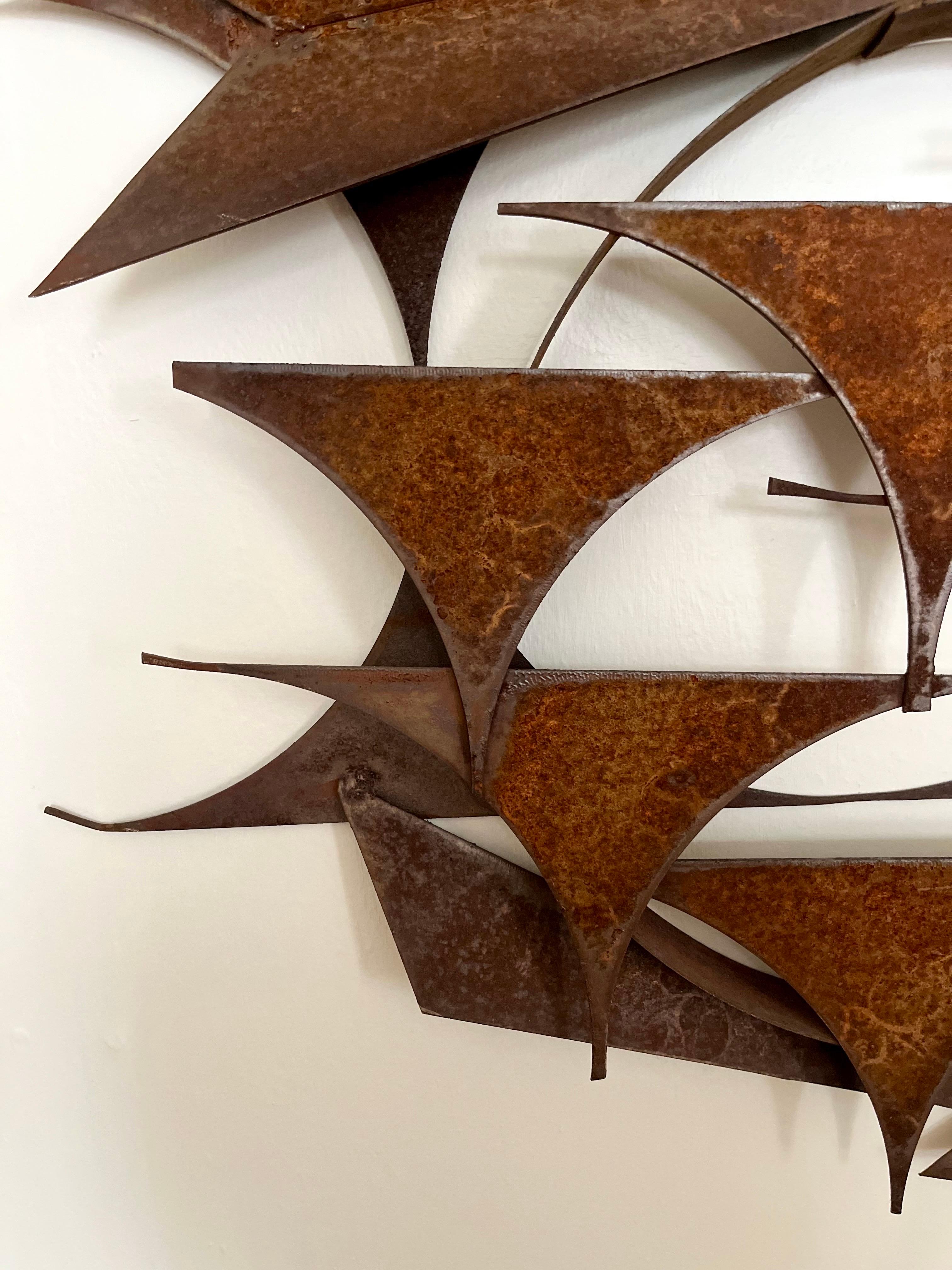 Large Brutalist Wall Sculpture by Henrik Horst, Denmark, 1970s For Sale 7