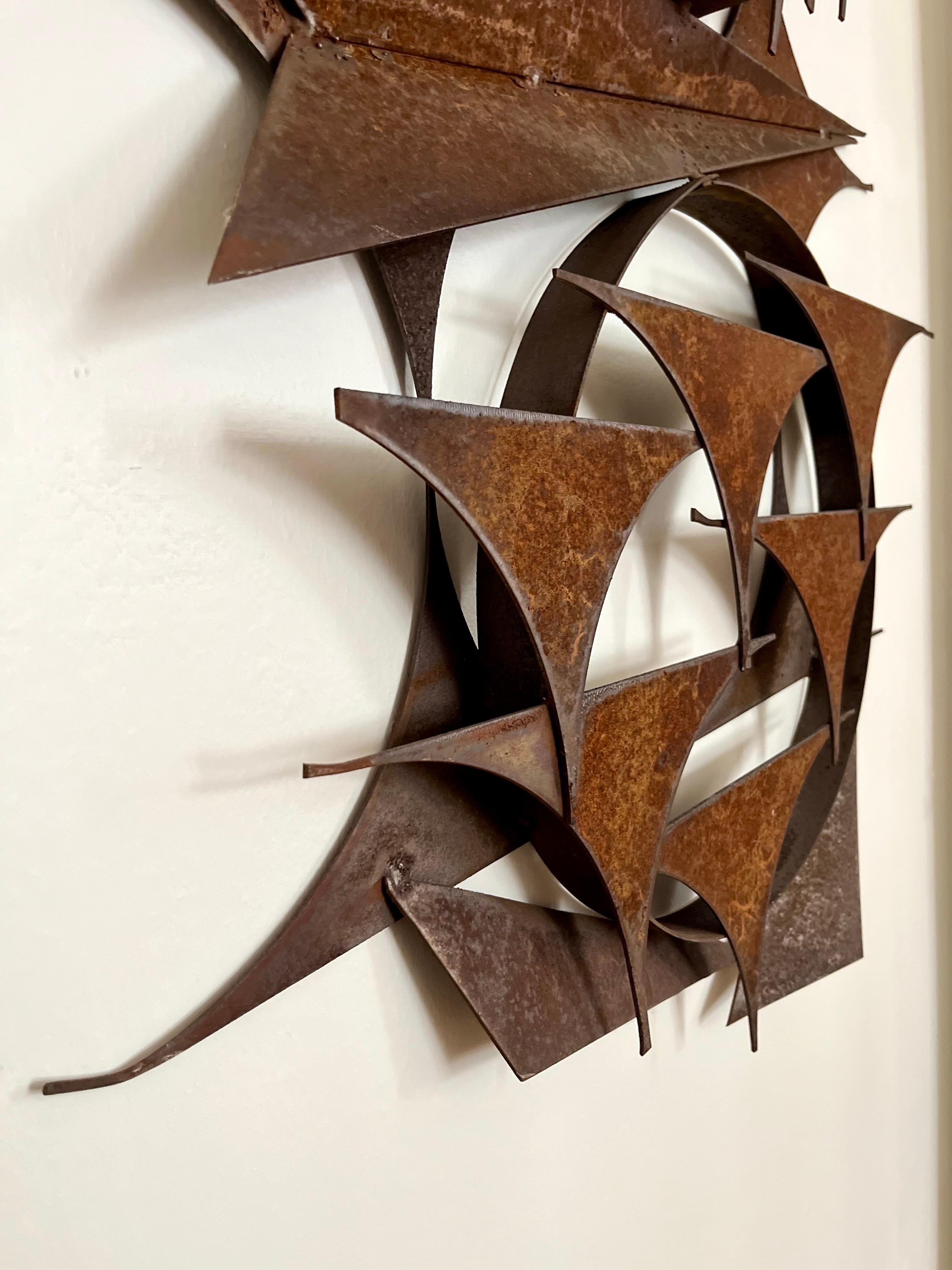 Large Brutalist Wall Sculpture by Henrik Horst, Denmark, 1970s For Sale 8