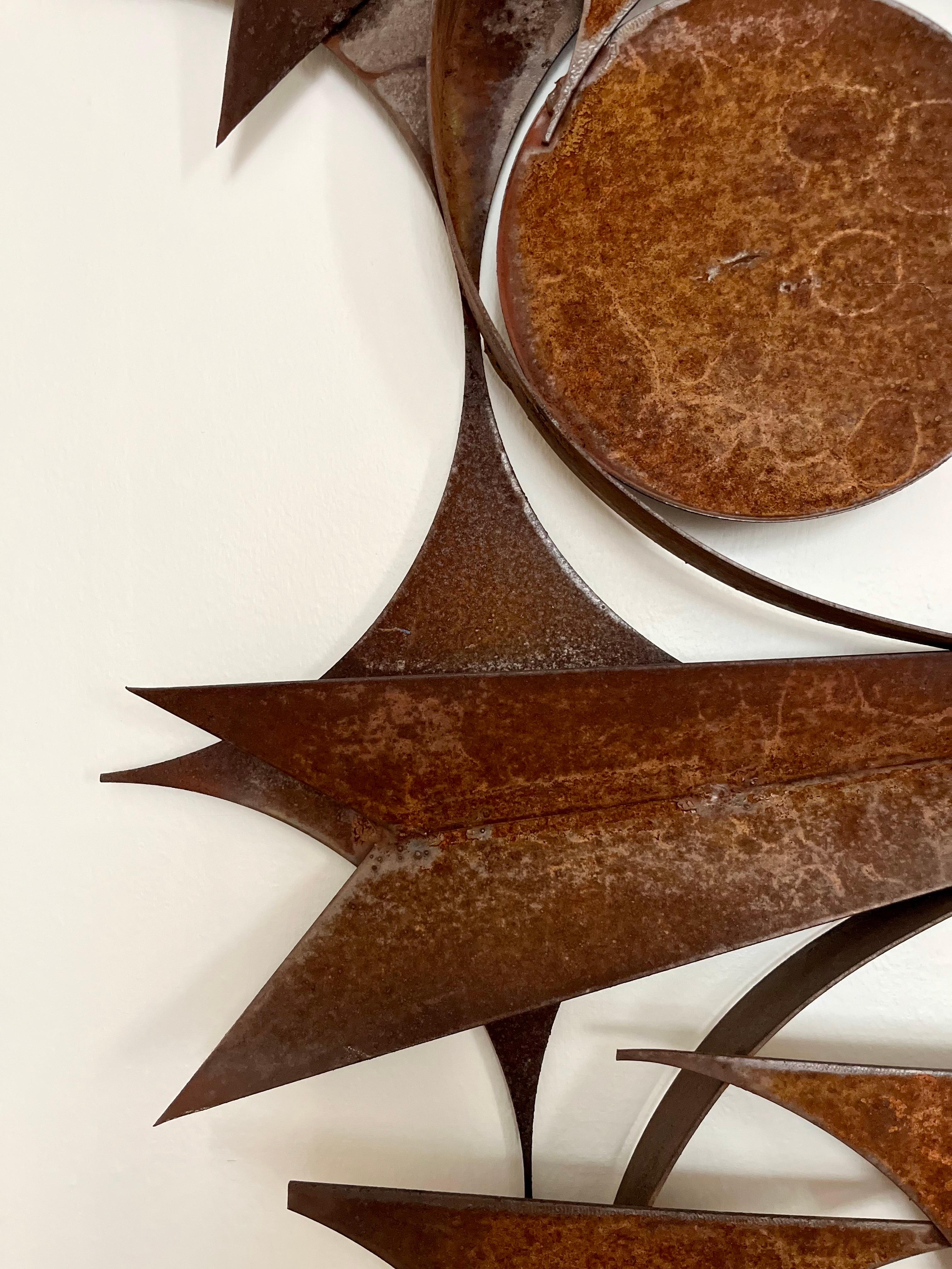 Large Brutalist Wall Sculpture by Henrik Horst, Denmark, 1970s For Sale 1