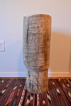 Large Brutalist Wood Sculpture