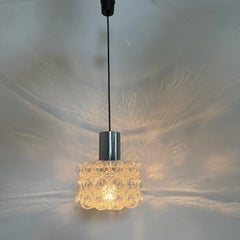 Large Bubble Glass Pendant by Helena Tynell for Limburg, Germany, 1970s