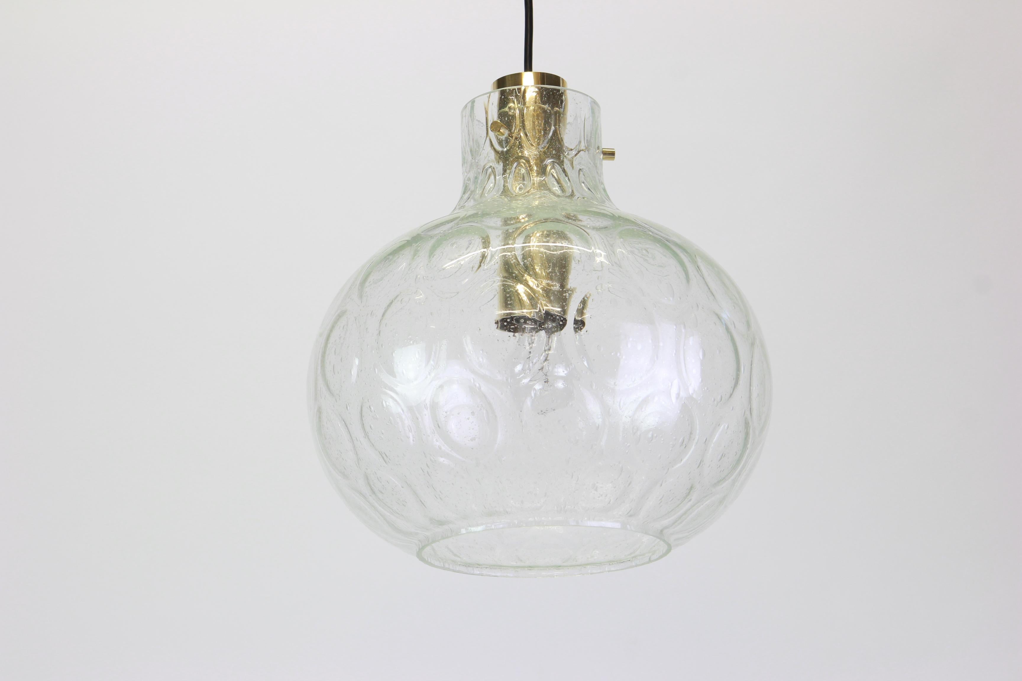 Large Bubble Glass Pendant by Helena Tynell, Limburg, Germany 2