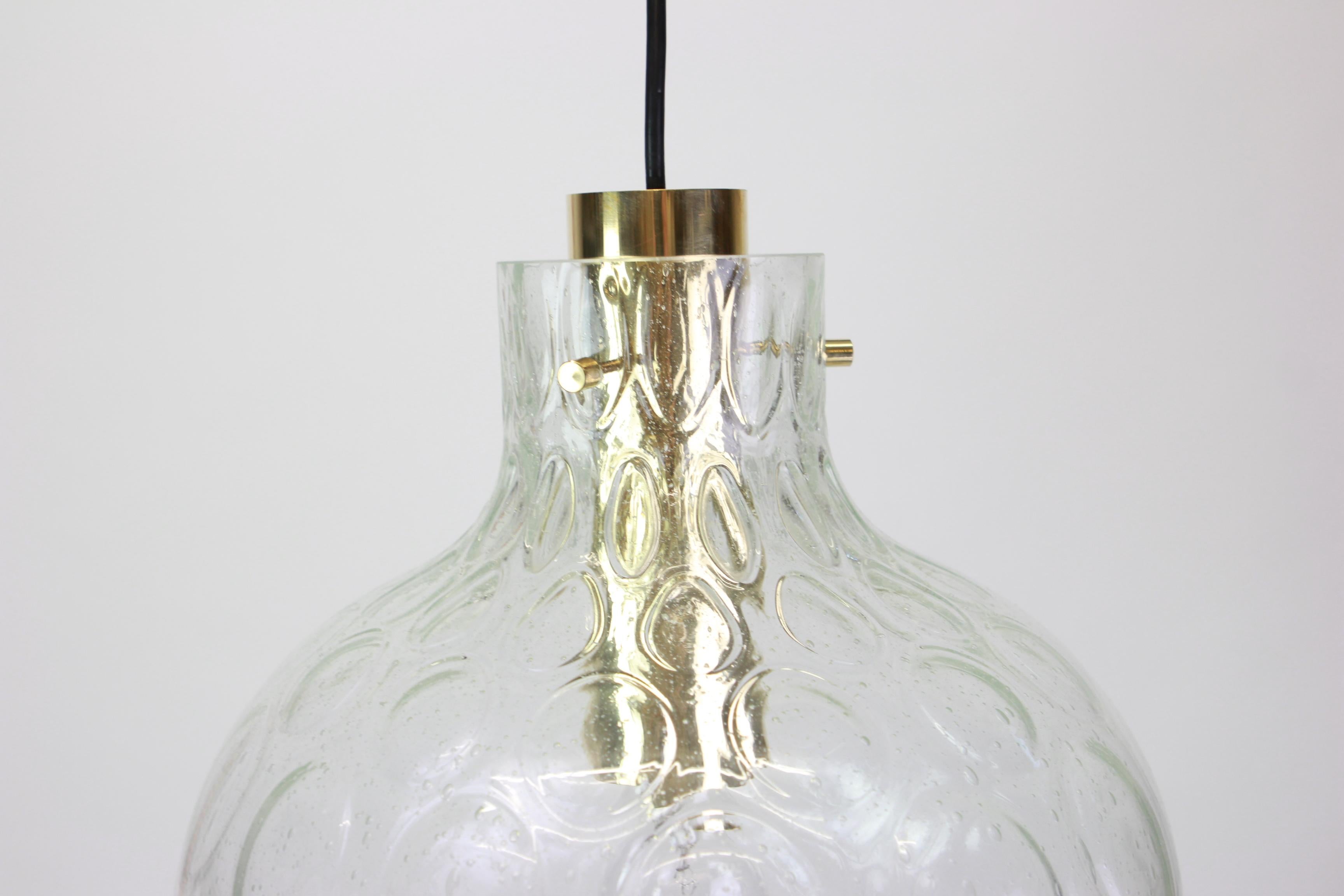 Large Bubble Glass Pendant by Helena Tynell, Limburg, Germany 3