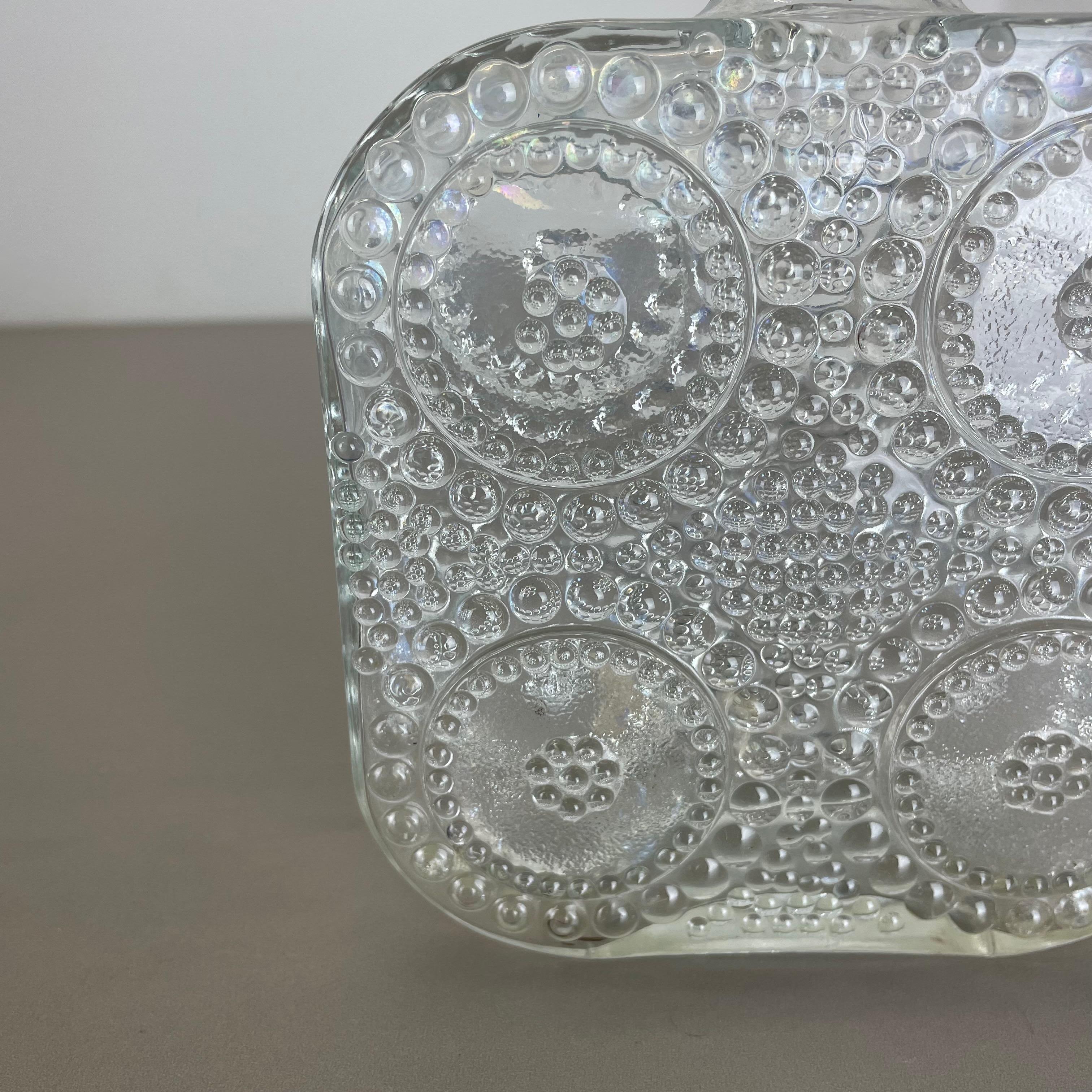 Large Bubble Glass Vase by NANNY STILL for Riihimaen Lasi Oy, Finland, 1970s For Sale 3