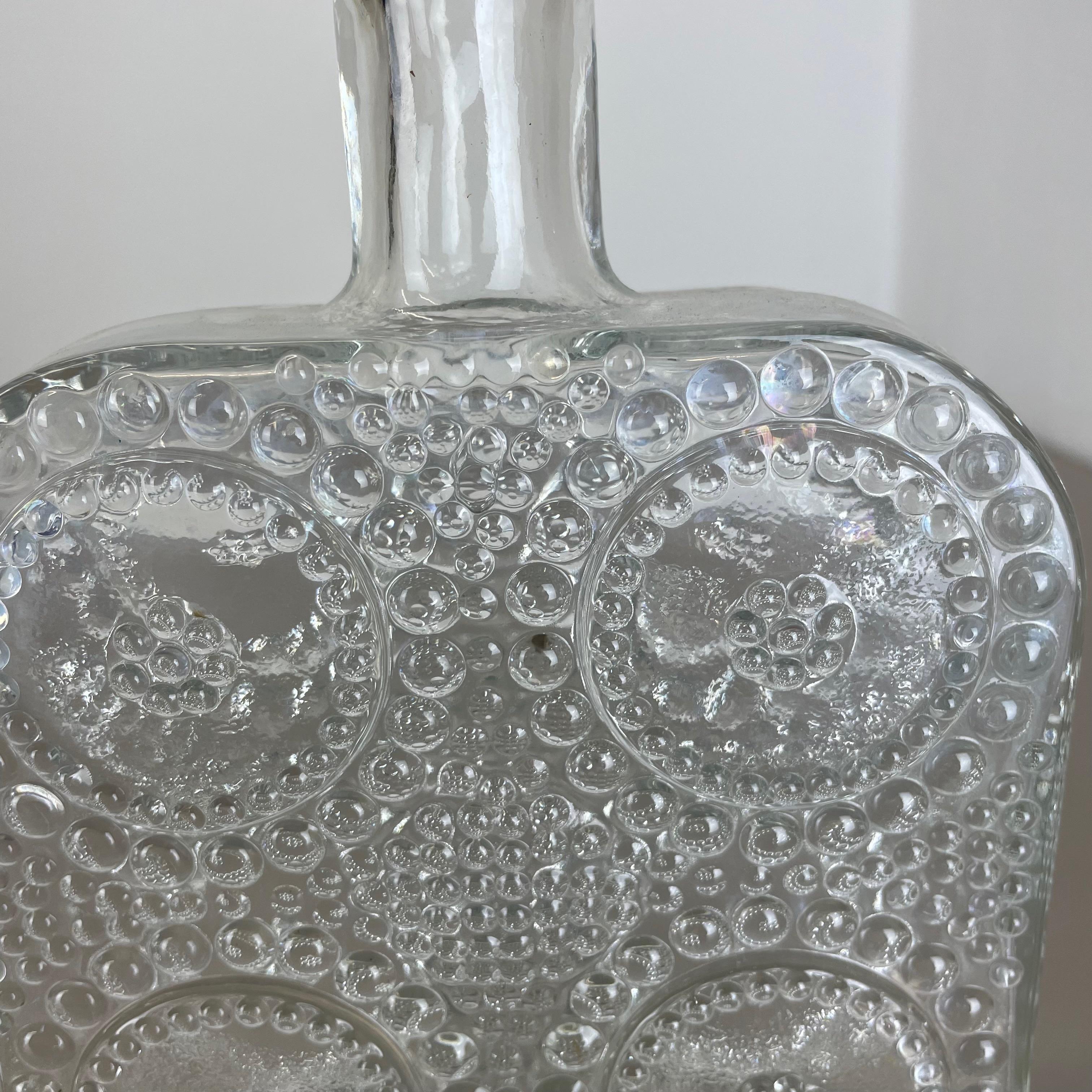 Grand vase en verre bullé de NANNY STILL pour Riihimaen Lasi Oy, Finlande, 1970 en vente 5