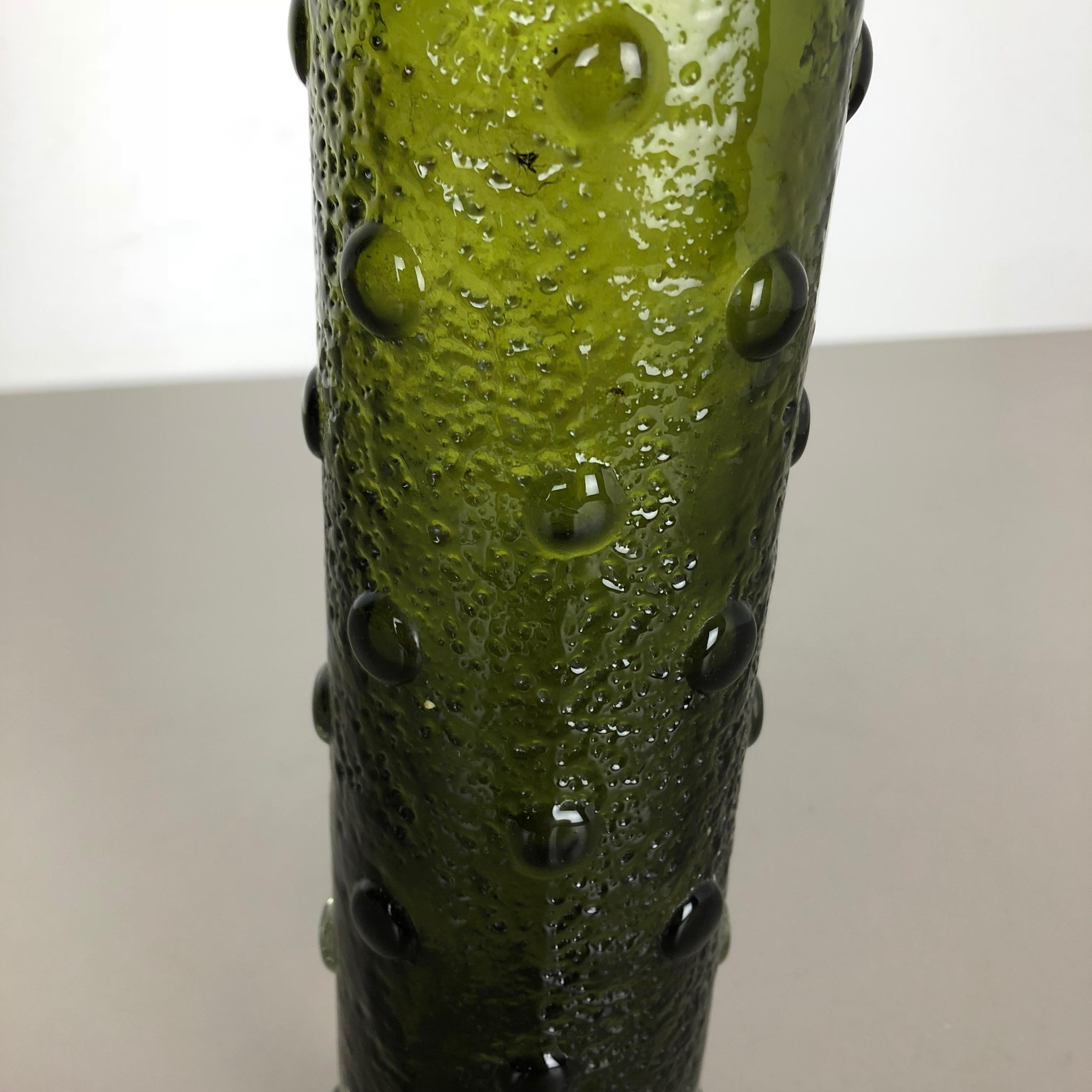 Large Bubble Glass Vase by Tamara Aladin for Riihimaen Lasi Oy, Finland, 1970s For Sale 5