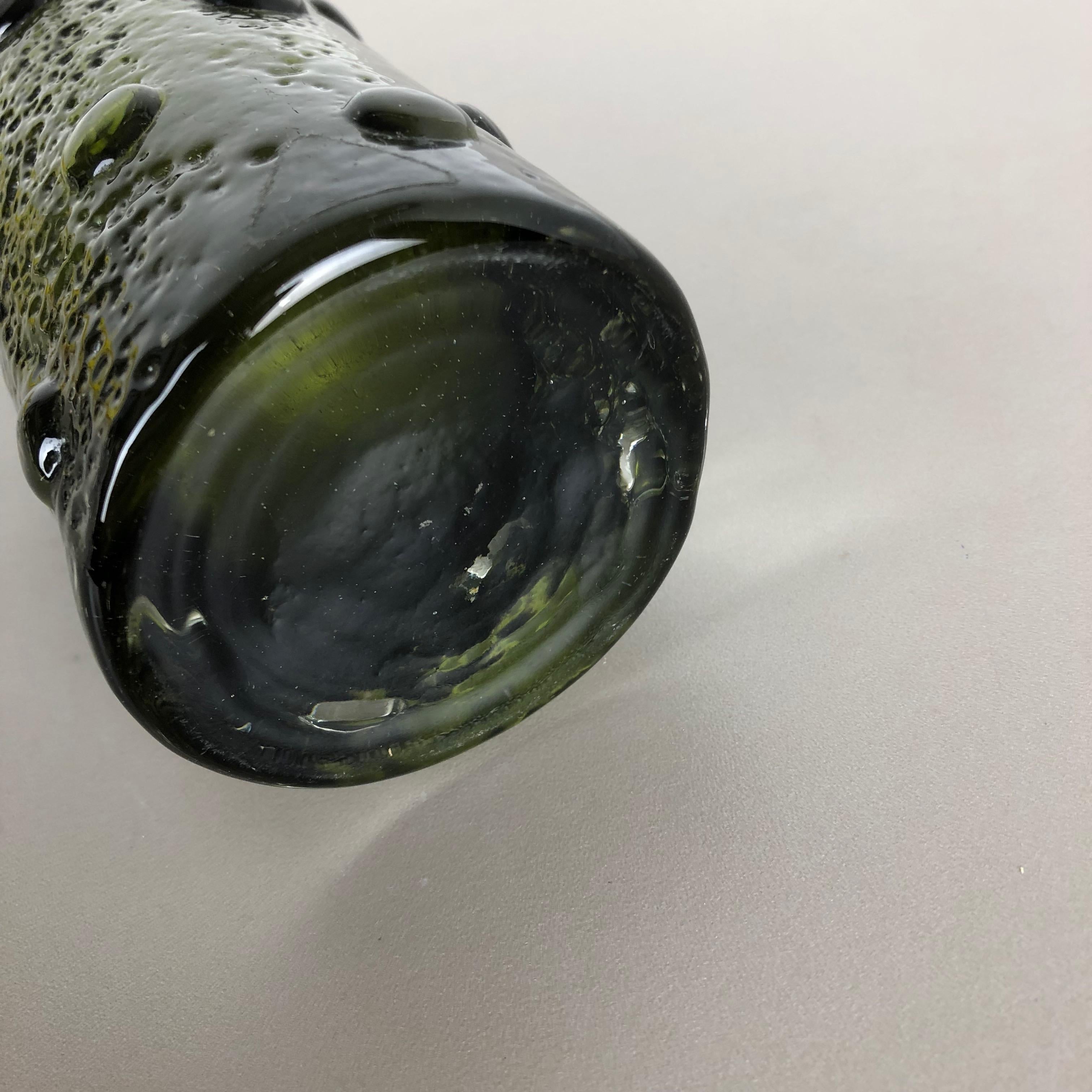 Large Bubble Glass Vase by Tamara Aladin for Riihimaen Lasi Oy, Finland, 1970s For Sale 7