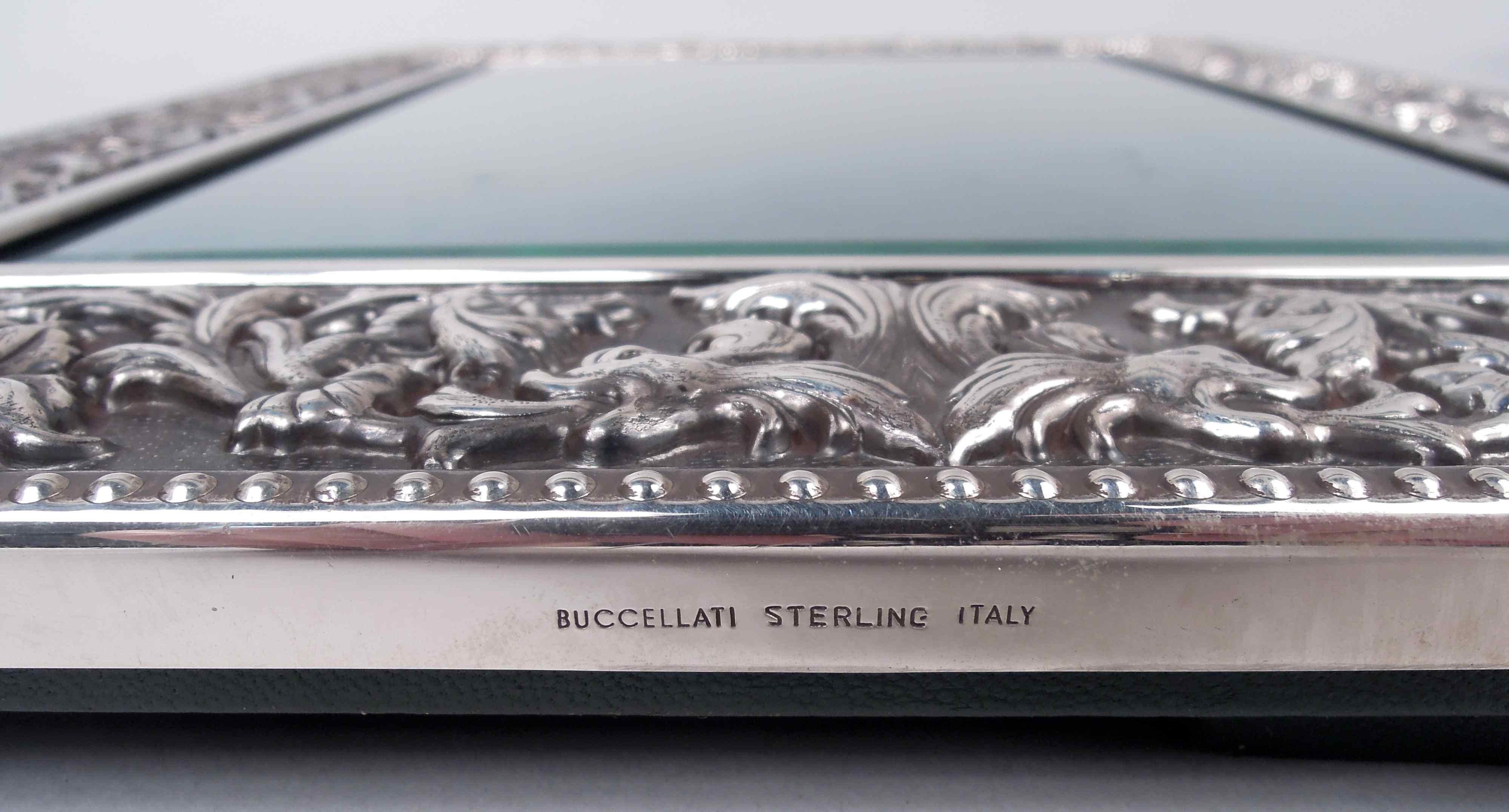 Argent sterling Large Buccellati Classical Frame for Portrait or Landscape Picture en vente